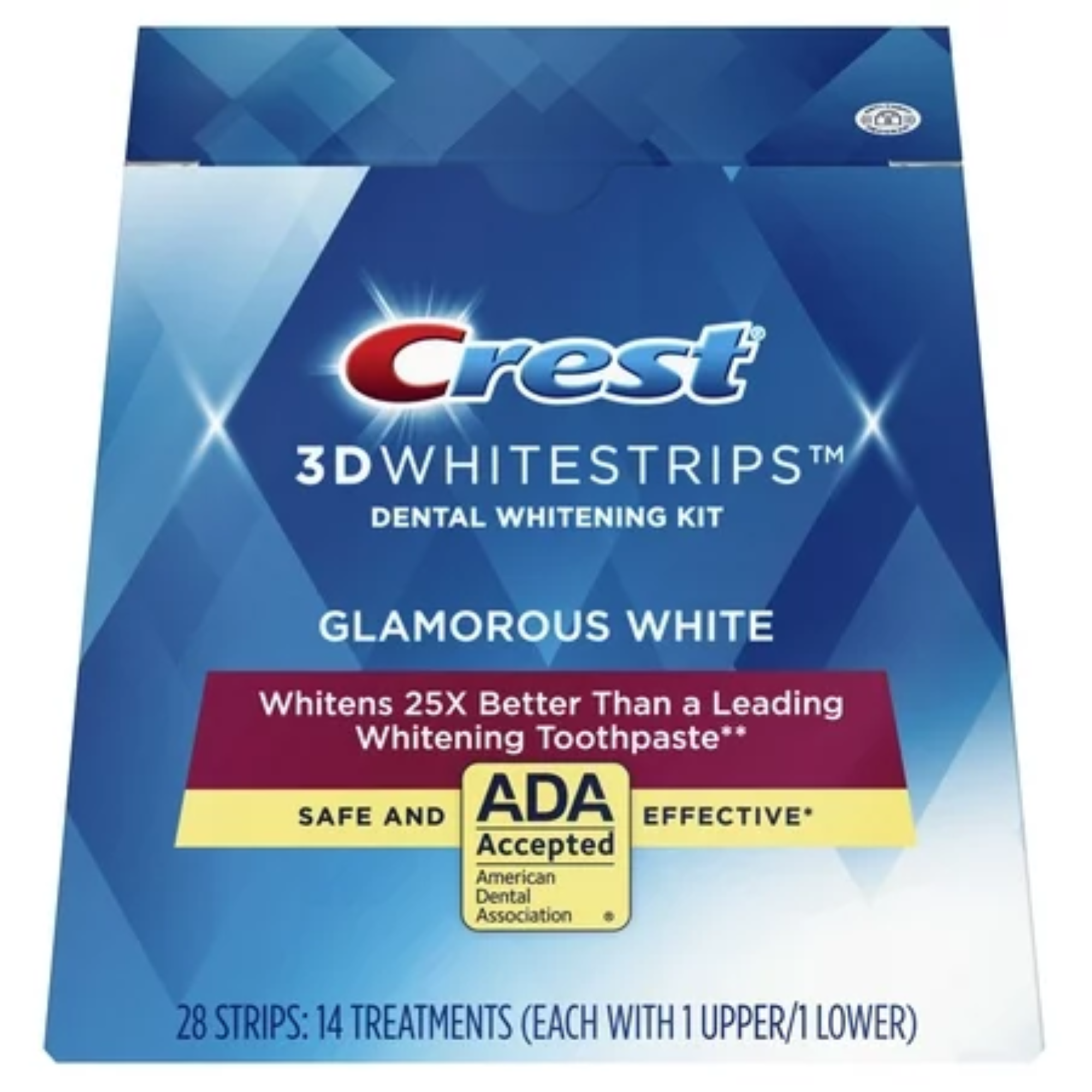 P&G - Crest 3D Whitestrips, Glamorous White, 14ct/pk, 8pk/cs product image
