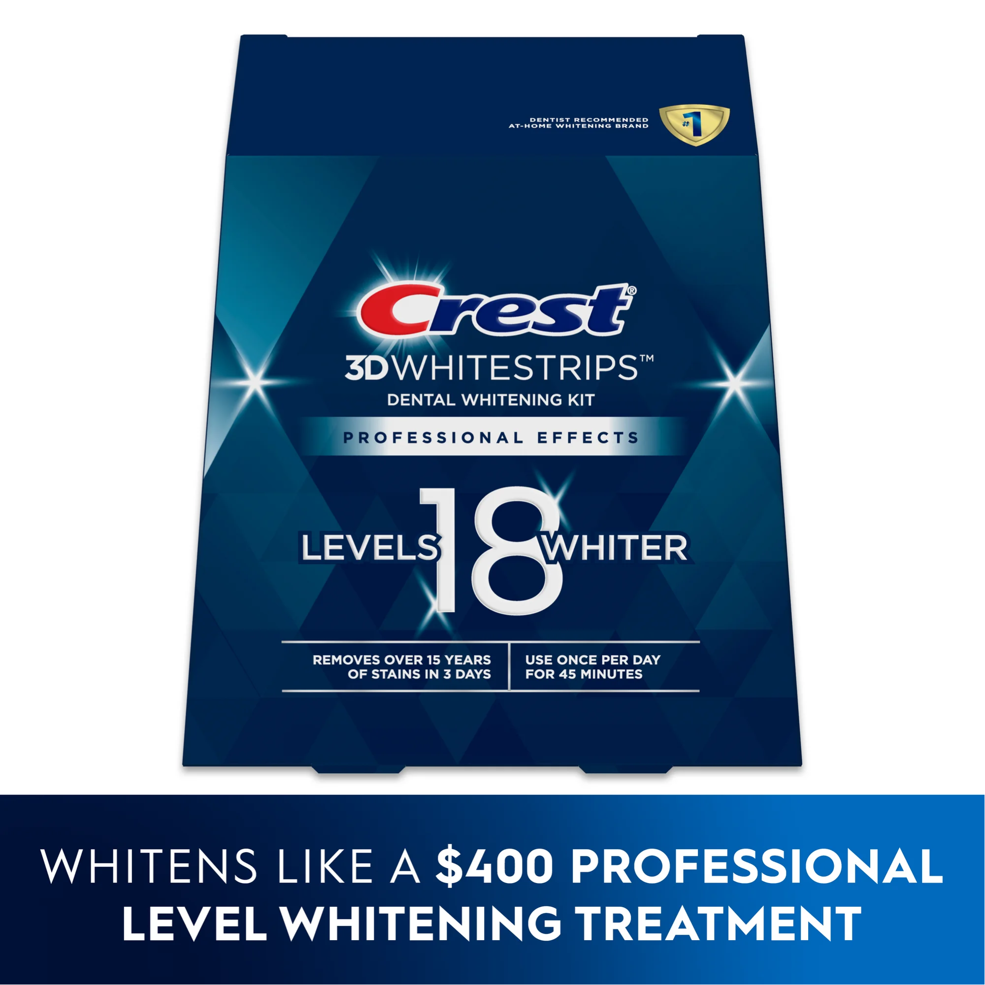 P&G - Crest 3D Whitestrips, Professional Effects, 20ct/pk, 8pk/cs product image