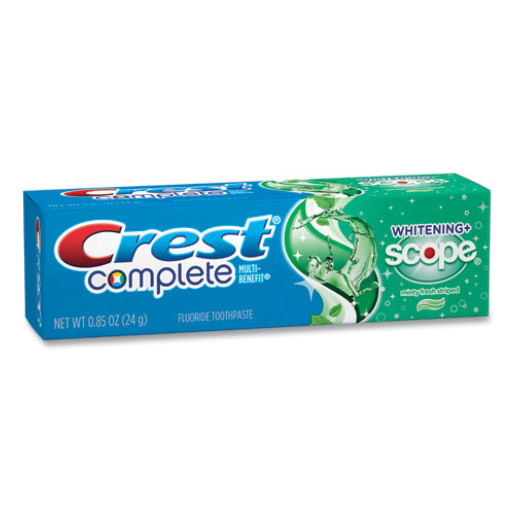 P&G - Crest Complete Toothpaste, Whitening with Scope, .85 oz, 36/cs (Item on Manufacturer Backorder - Inventory Limited when made Available) product image