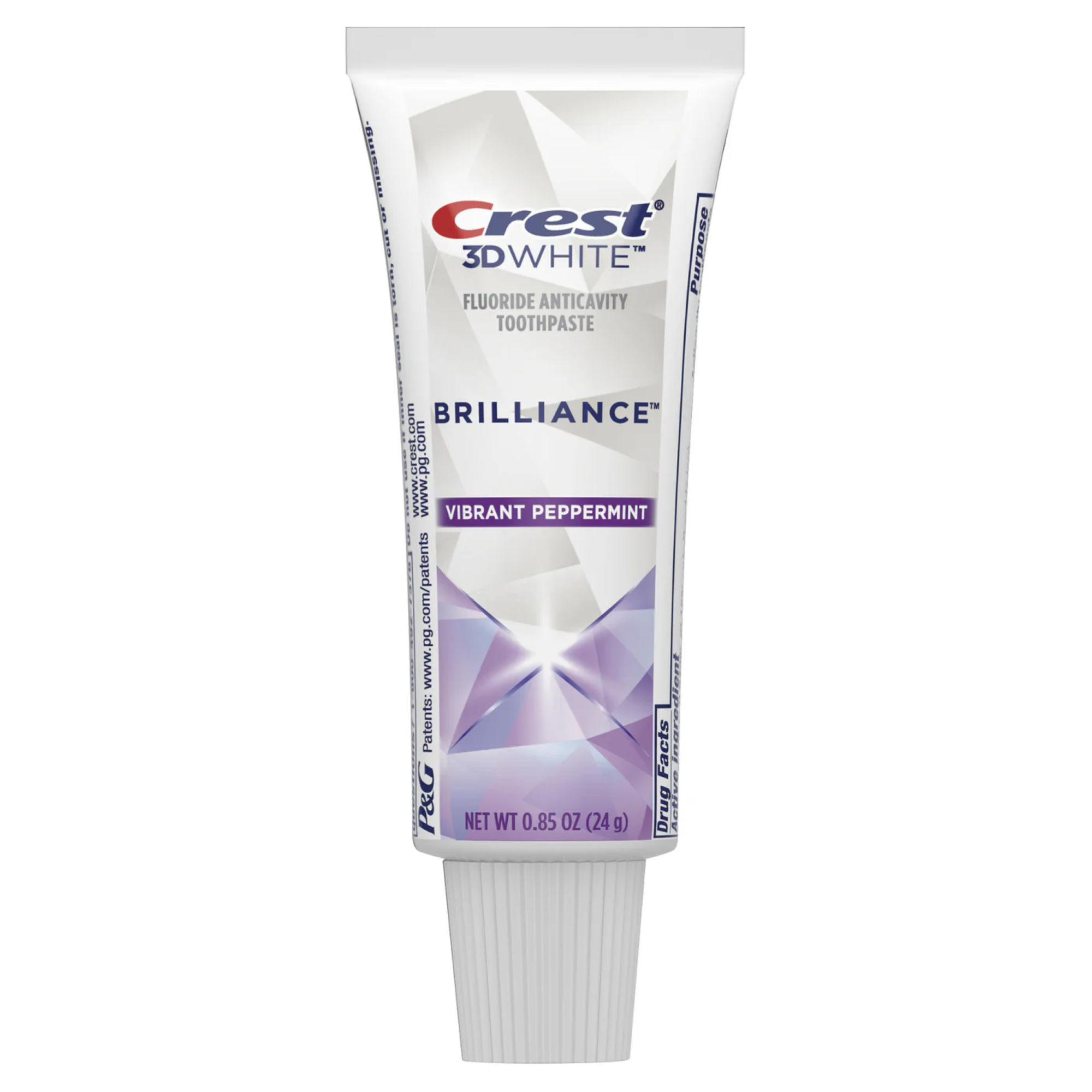 P&G - Crest 3D White Brilliance Toothpaste, Dentifrice, Peppermint, 0.85oz, 36/cs product image