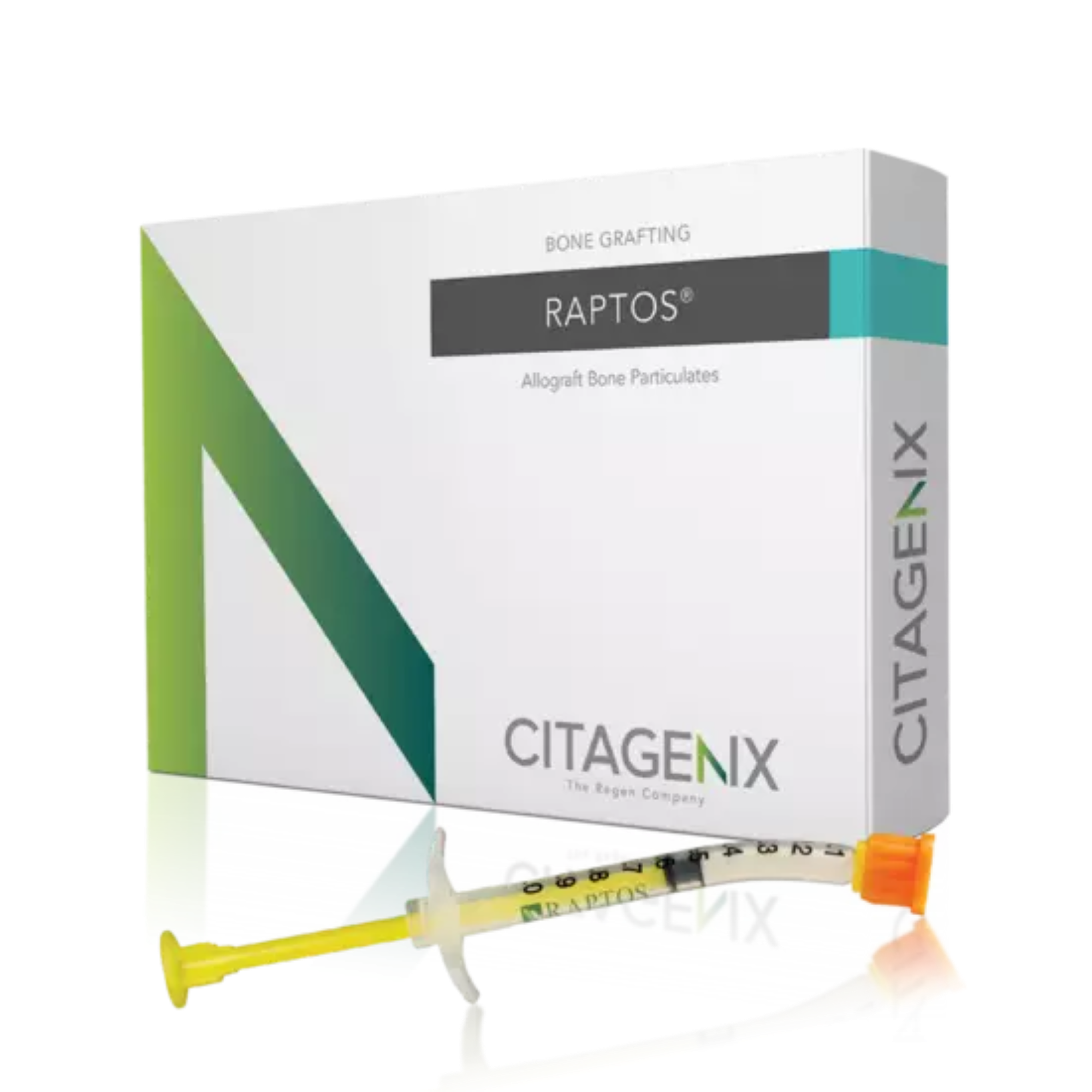 Citagenix - Allograft Particles - Raptos .25cc Cancellous allograft .20-.85mm syringe product image