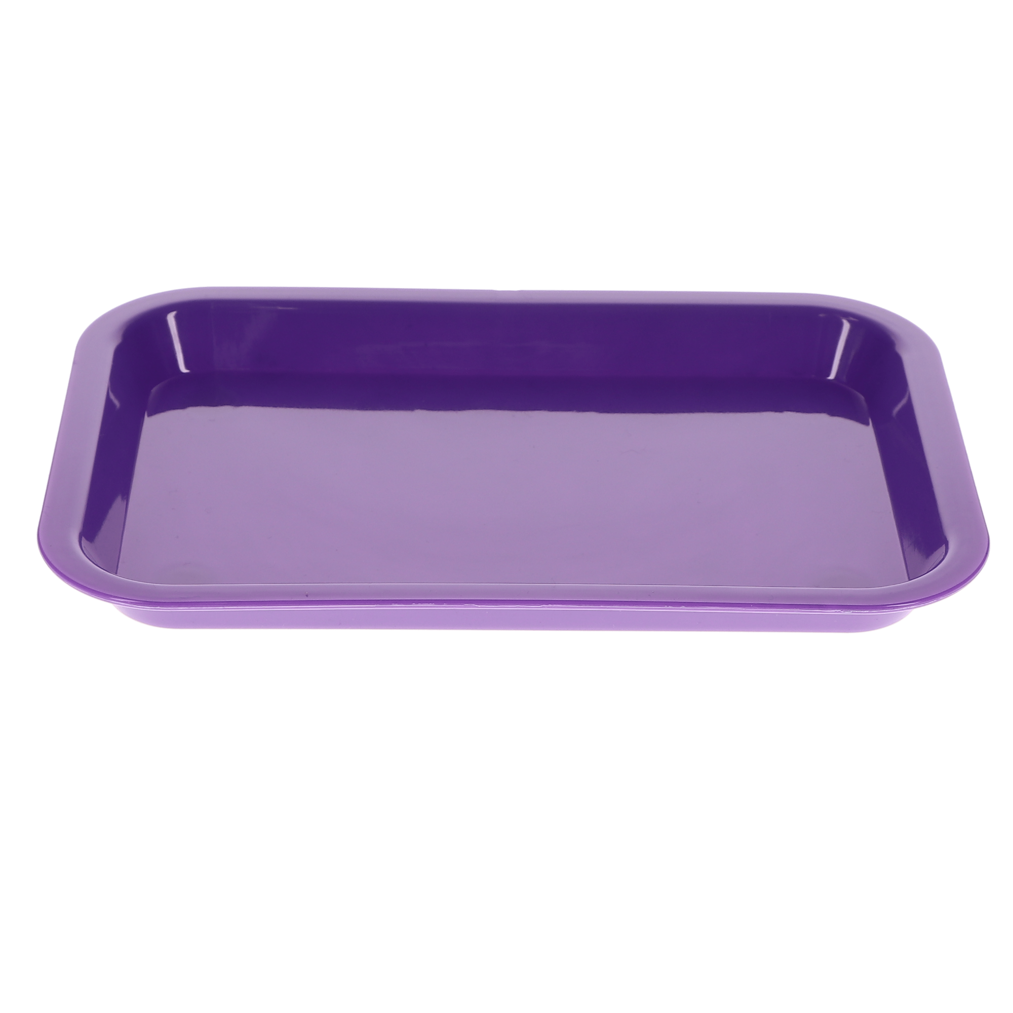 Set-Up Plastic Flat Trays, # F, Mini, Purple, 1/Pk, 108153 product image