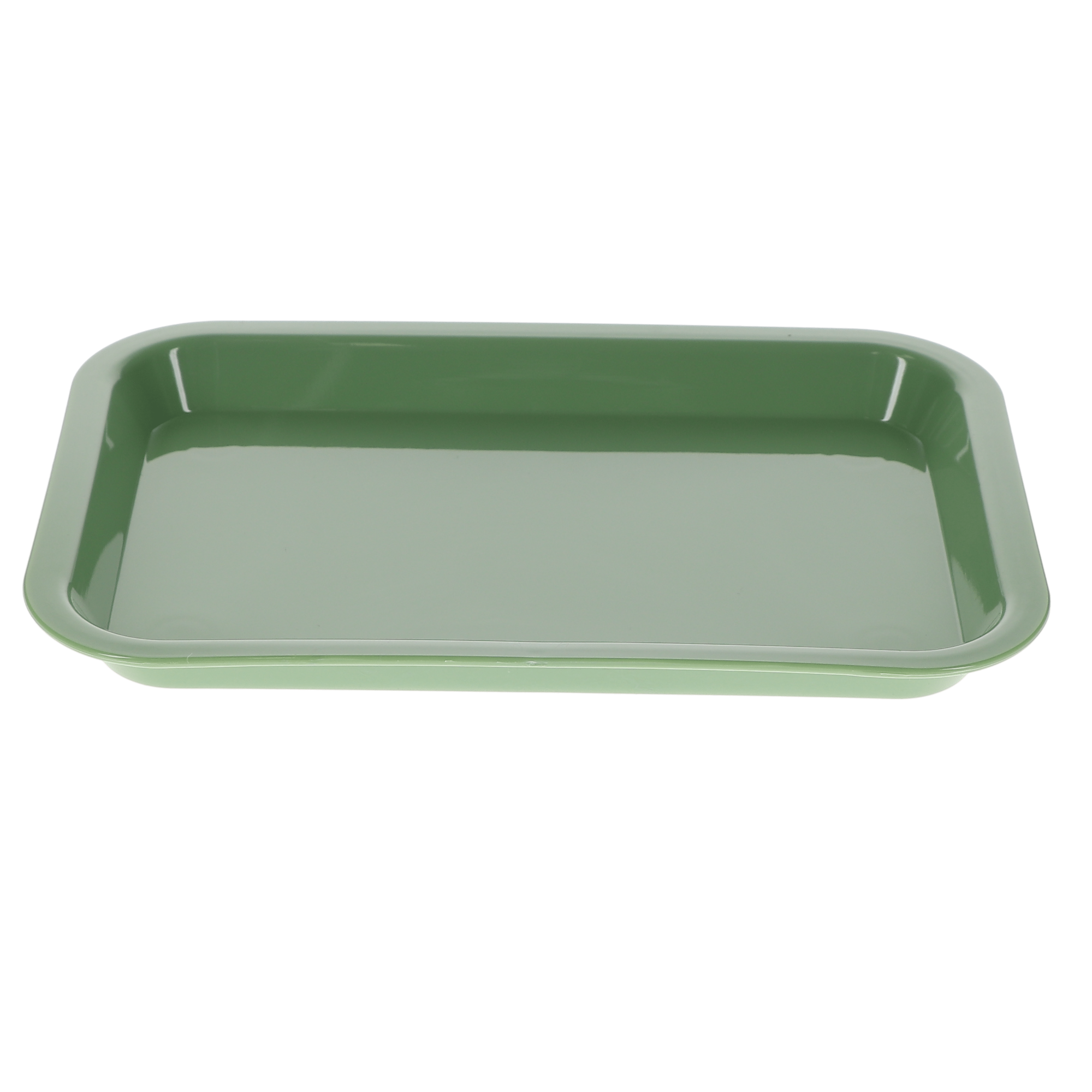 Set-Up Plastic Flat Trays, # F, Mini, Neon Green, 1/Pk, 108157 product image