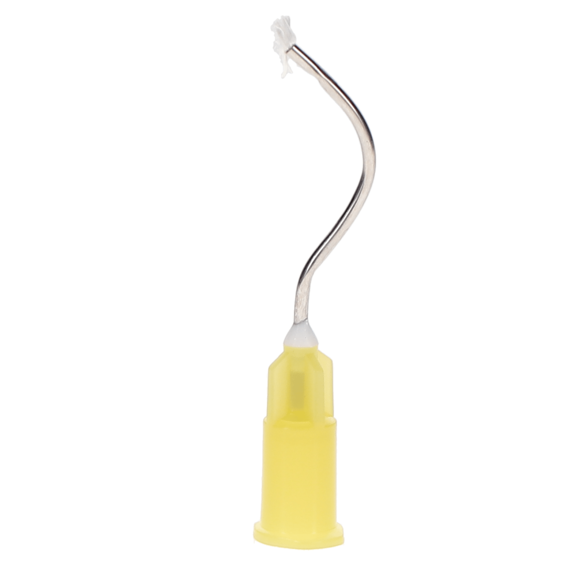 Hemostatic Pre-Bent Infusor Tips, 19 Ga, Yellow, 100/Pk, 100650 image