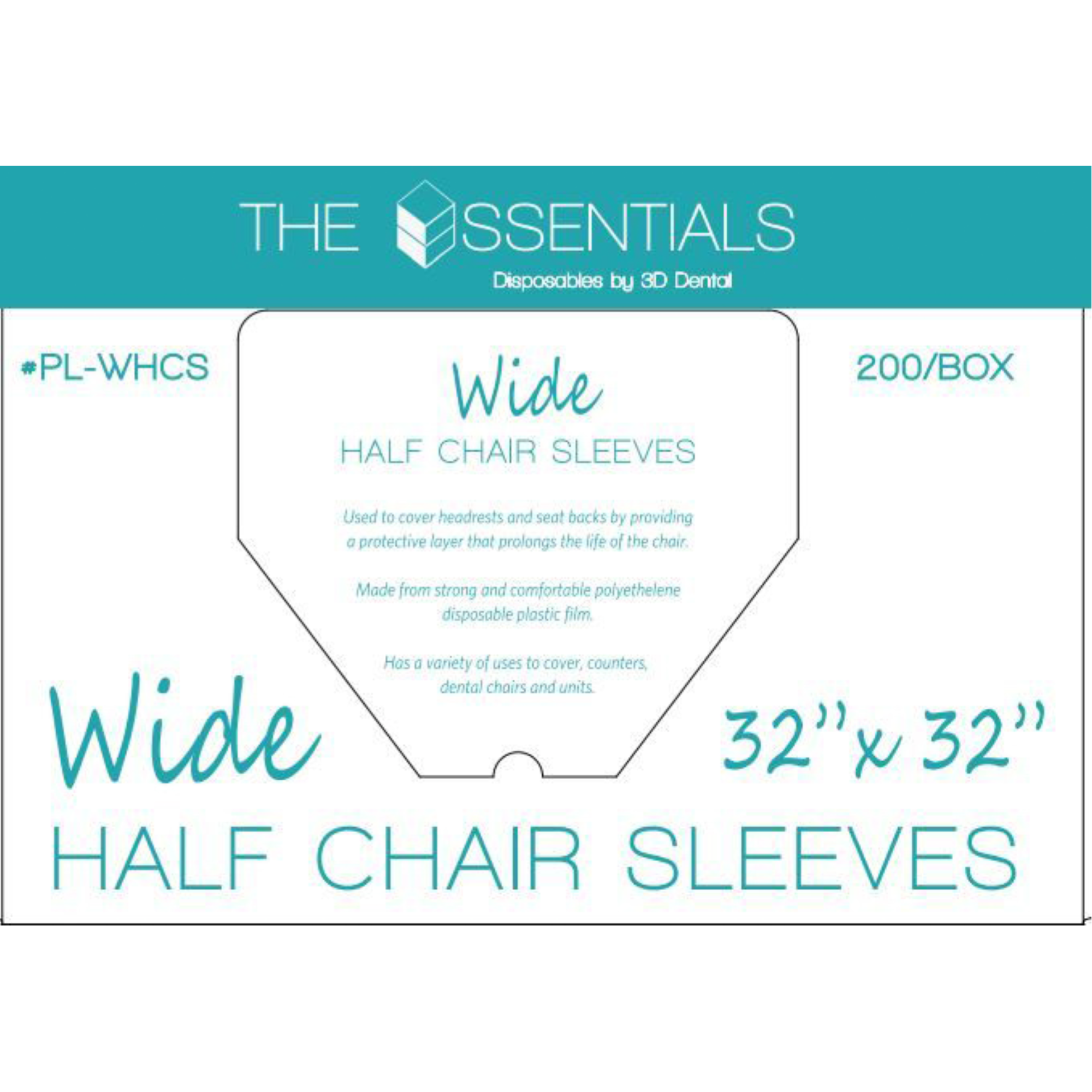 HALF CHAIR SLEEVE 32 X 32 BOX/200 product image