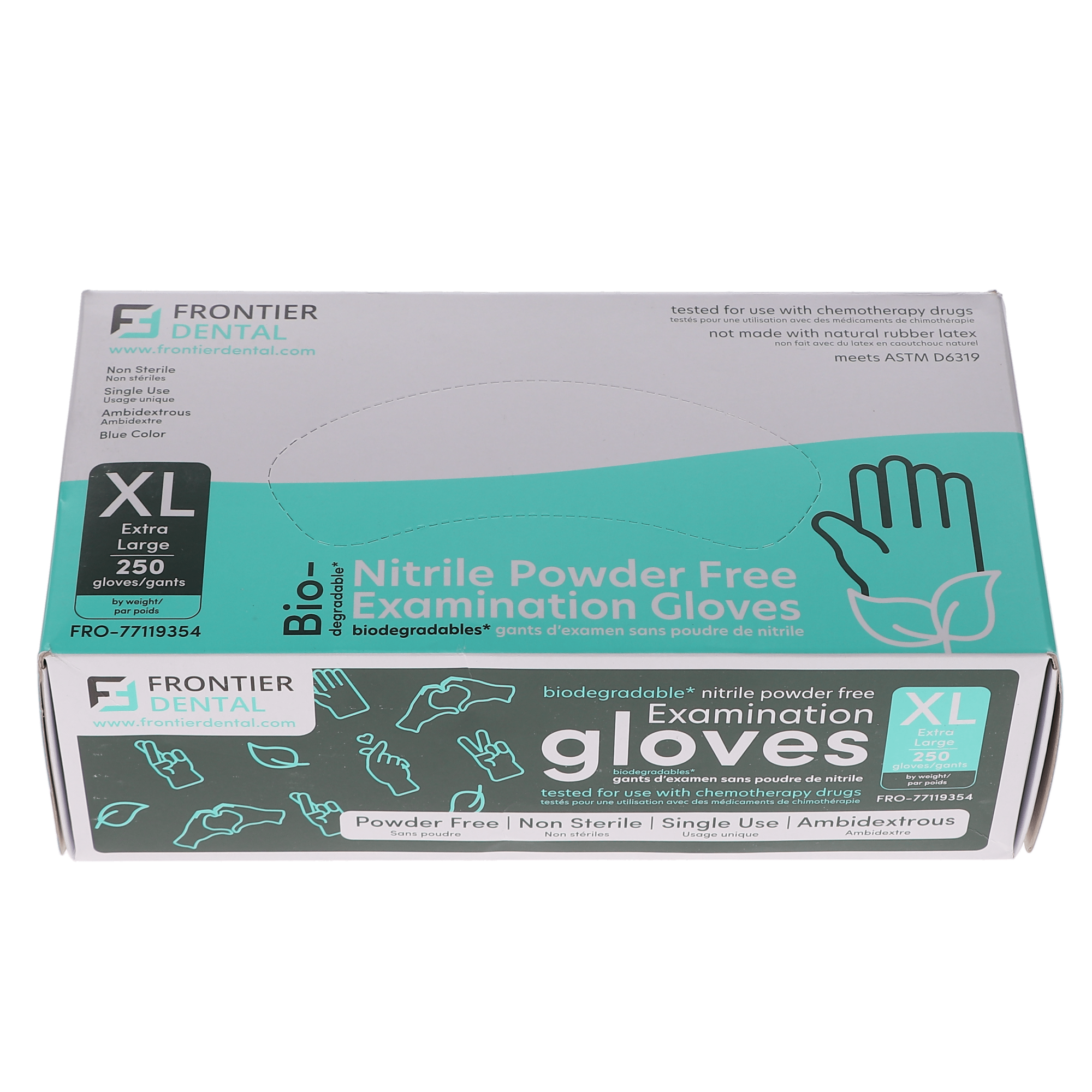Biodegradable Nitrile Gloves X-Large 250/Bx thumbnail 2