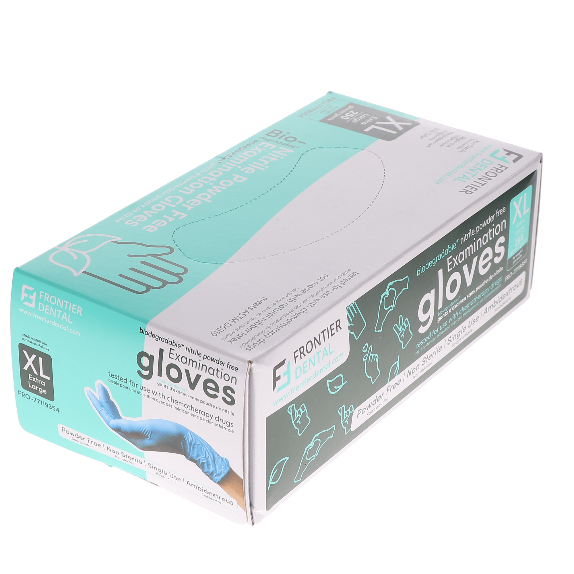 Biodegradable Nitrile Gloves X-Large 250/Bx thumbnail 3