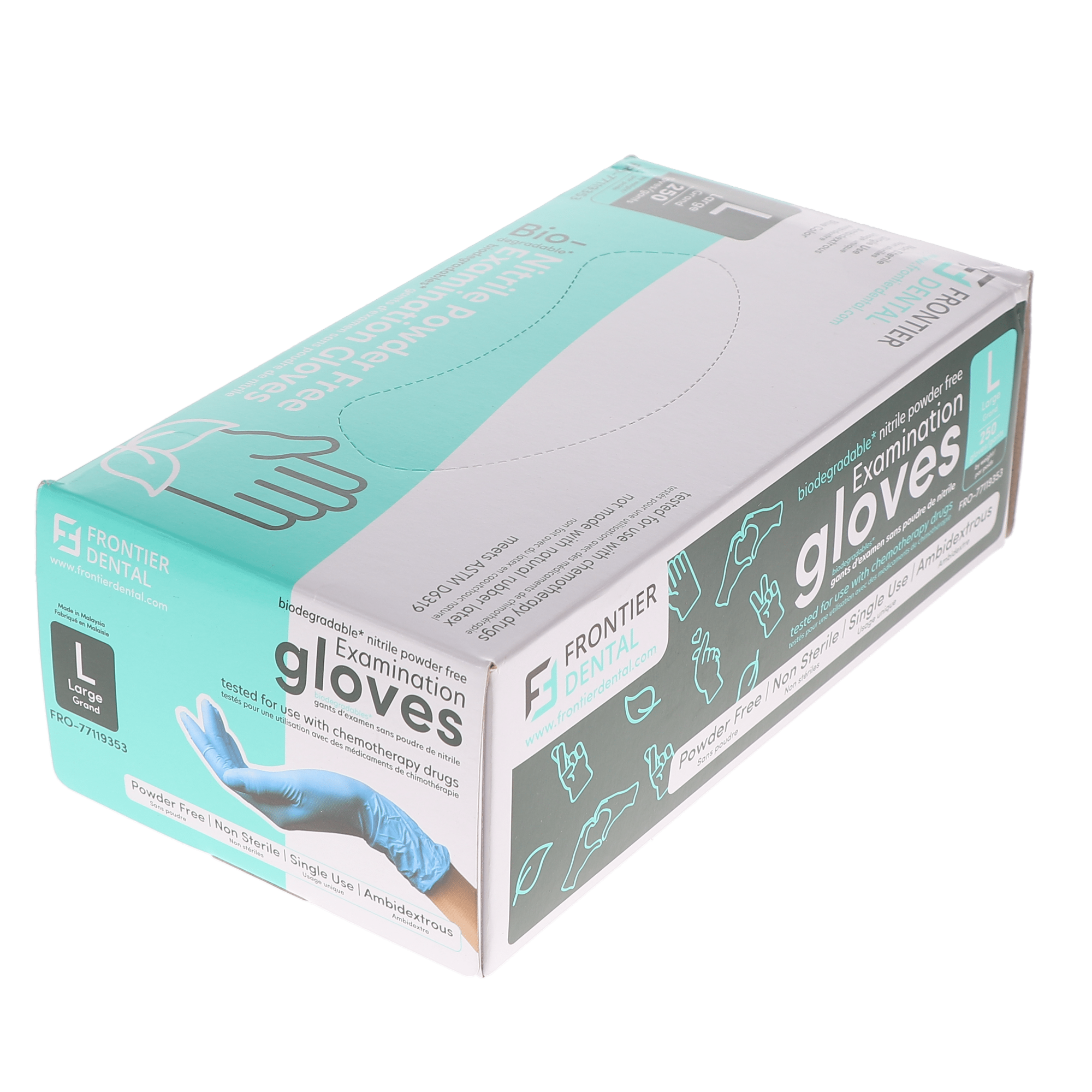 Biodegradable Nitrile Gloves Large 250/Bx thumbnail 4