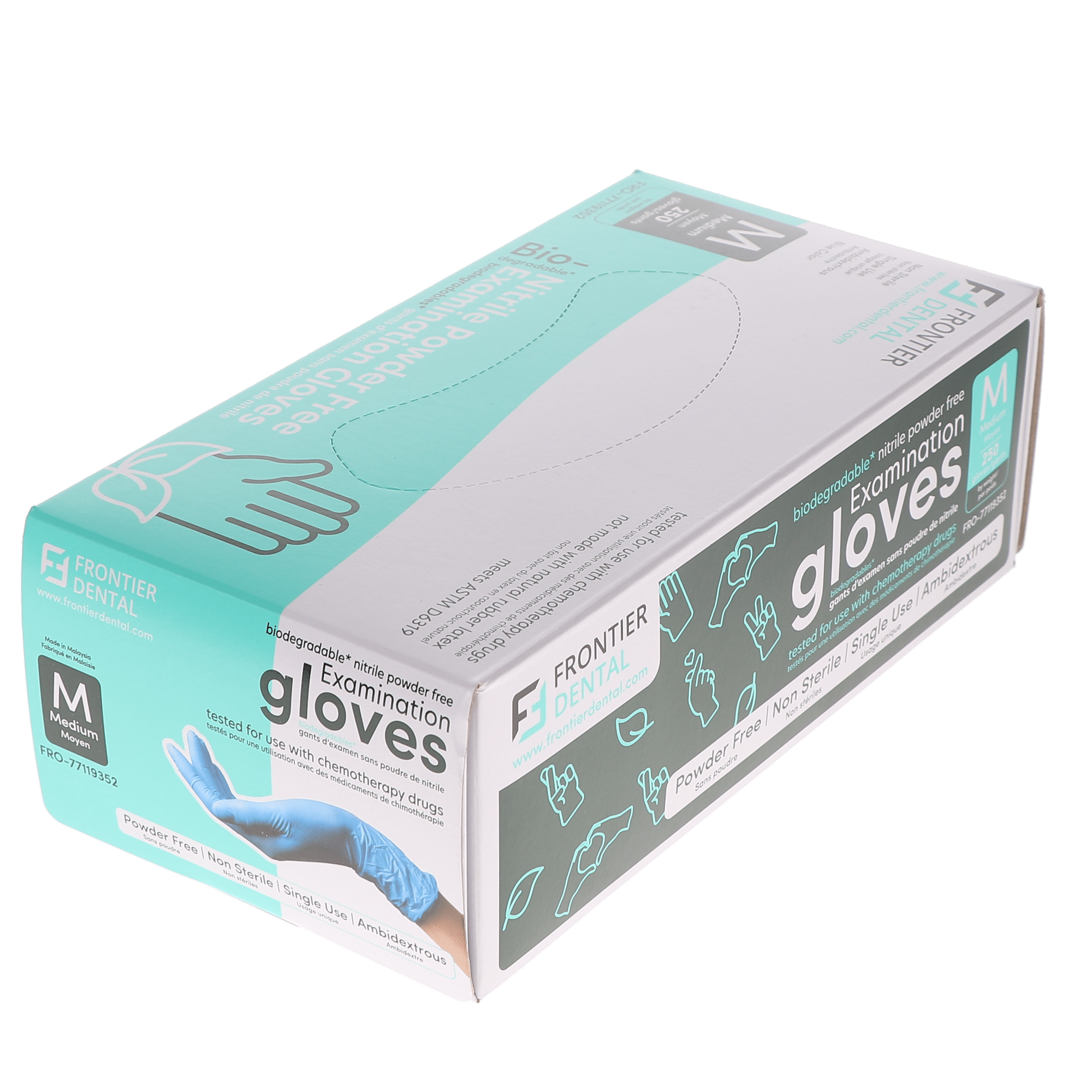 Biodegradable Nitrile Gloves Medium 250/Bx thumbnail 4