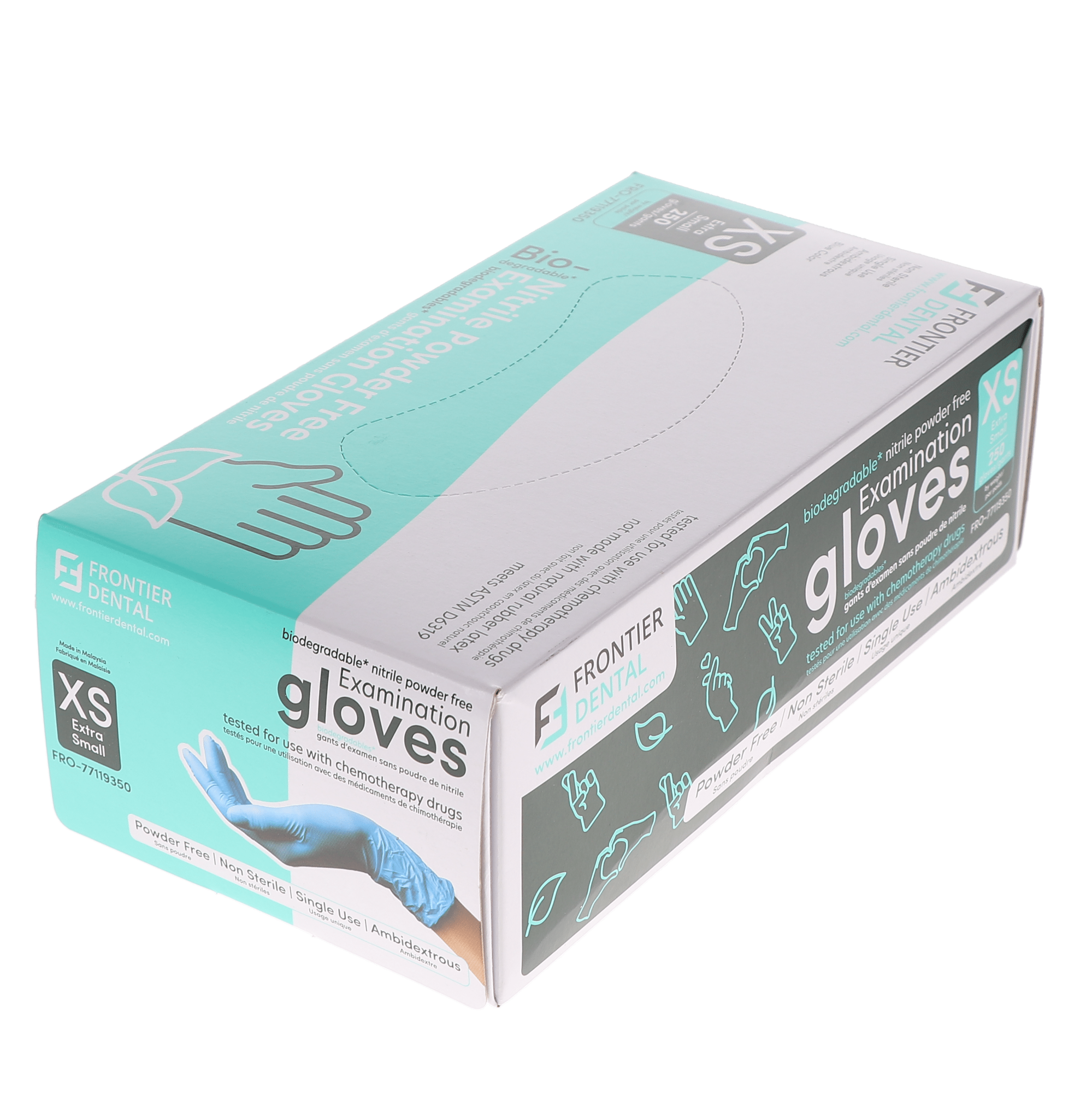 Biodegradable Nitrile Gloves X-Small 250/Bx thumbnail 3