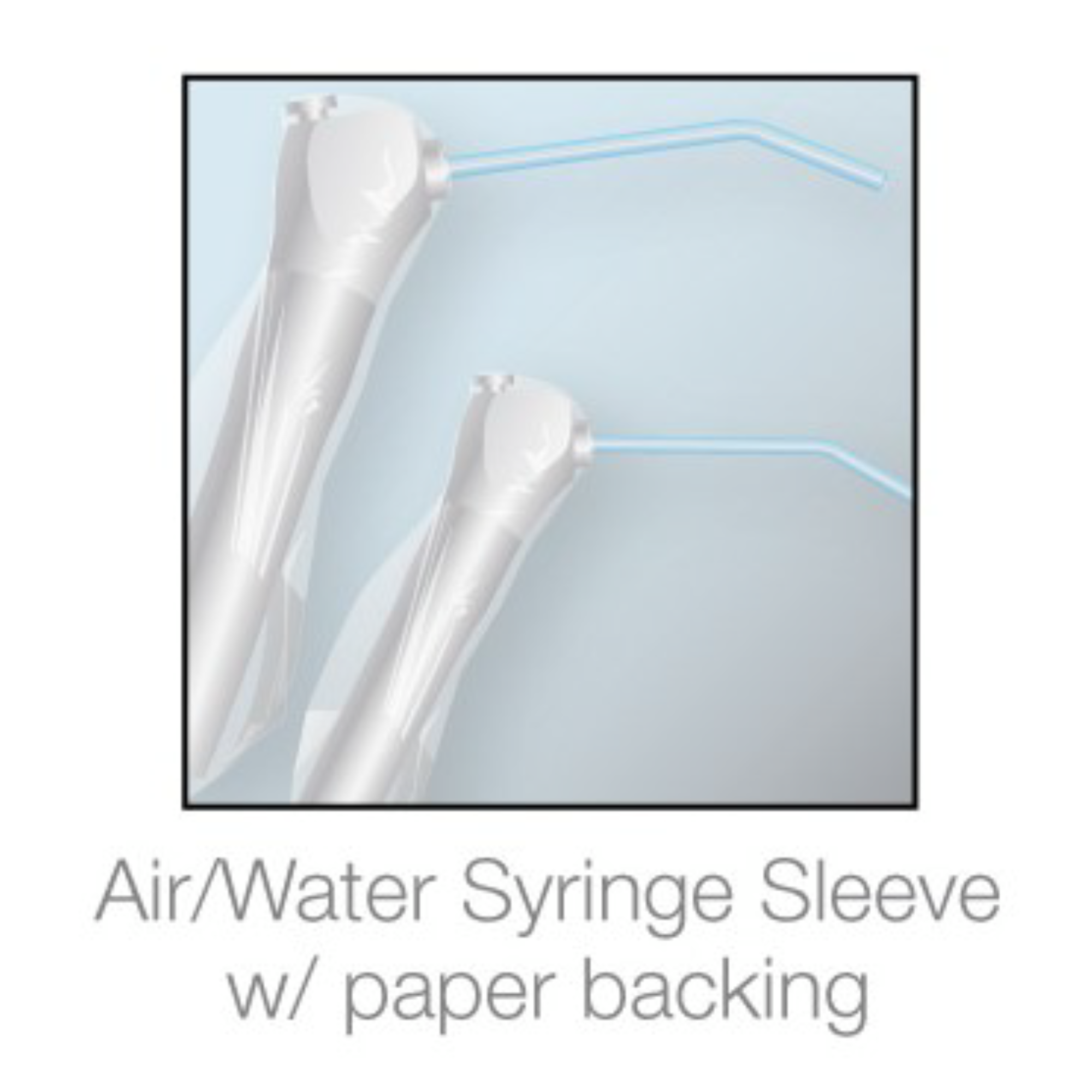Pac-Dent 2.5" x 10" Clear Air/Water Syringe Sleeve with Pre-Cut Opening 500/Bx product image