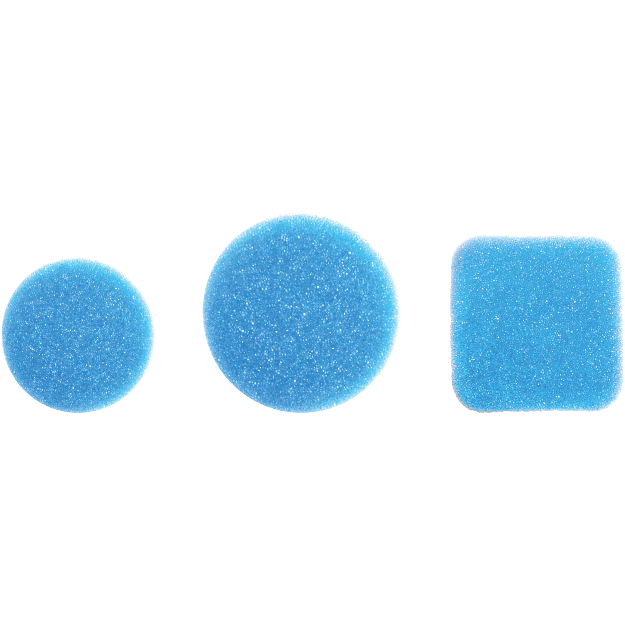 Pac-Dent Disposable Blue Polyurethane Sponges For Round Endo Stand Size 2 1/2" Dia X 3/8" Thick - 812 product image