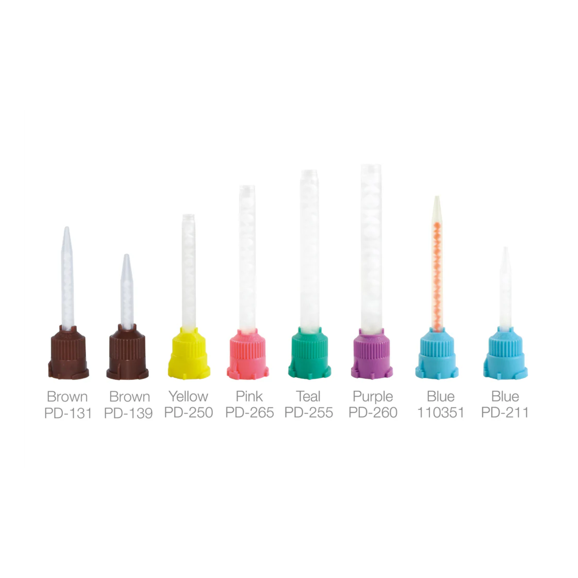 C&B Prompt Blue Mixing Tips for Temporary Crown and Bridge Material, Package product image