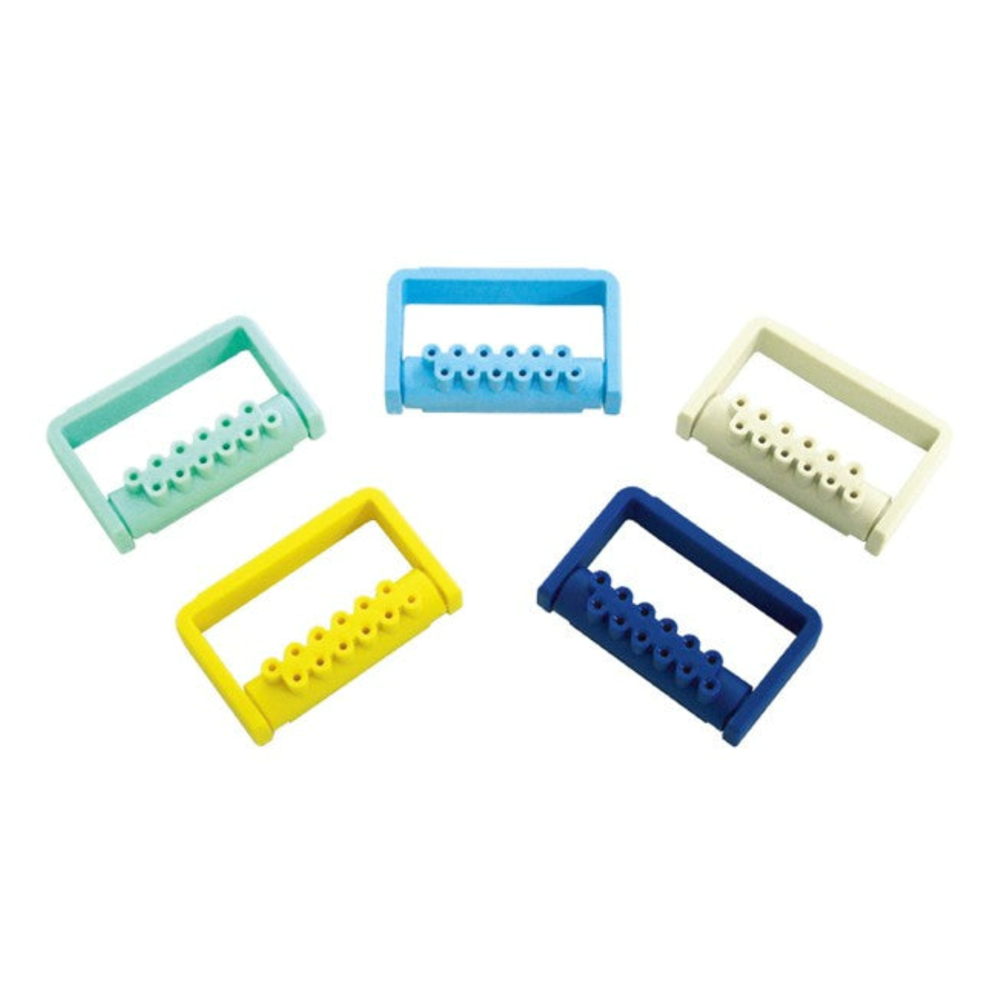 Bur Bocks, Plastic Bur Caddy, 12-Hole, FG, Light Beige product image