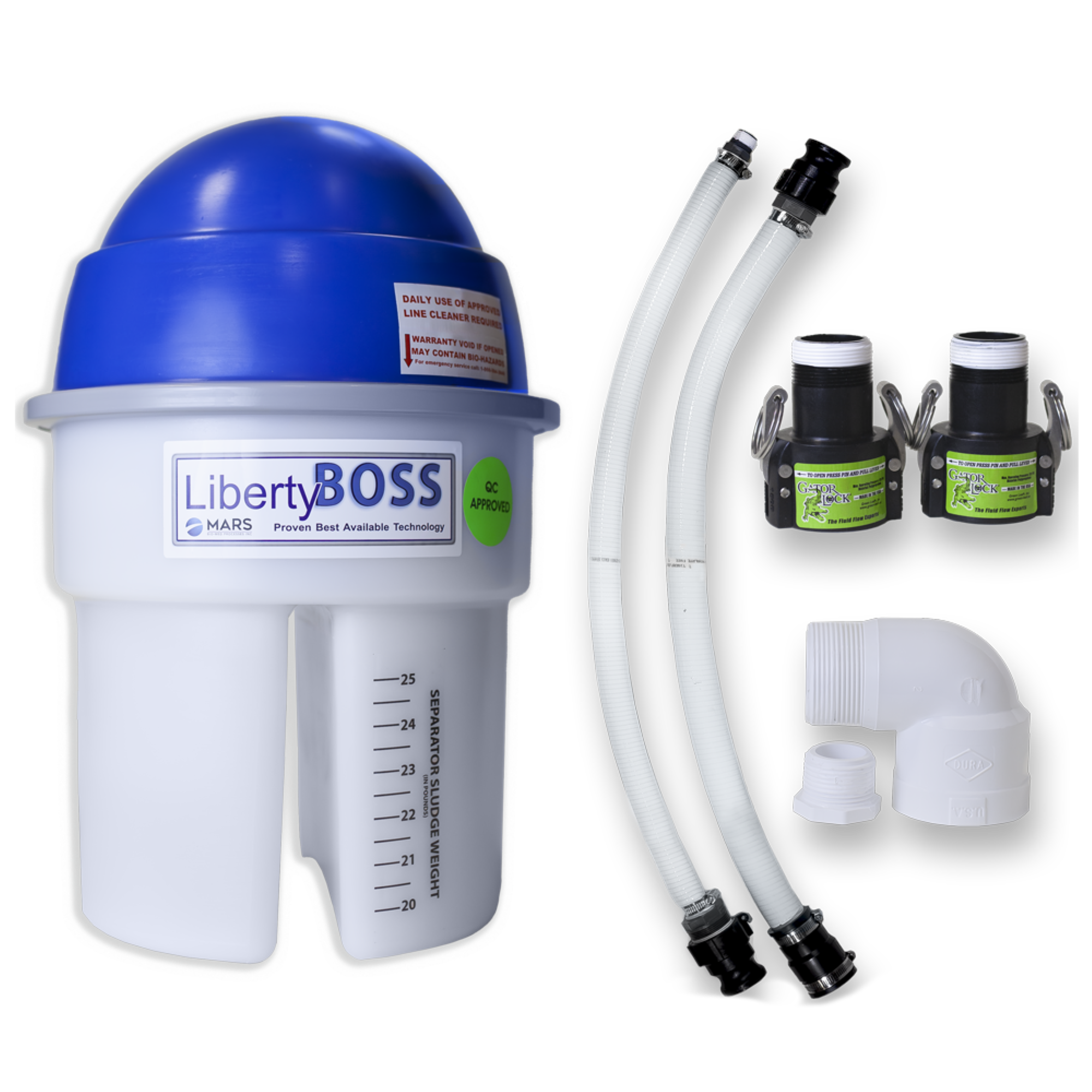 LibertyBOSS, Amalgam Separator, Wet-Vac, Starter Kit (includes Recycling) product image