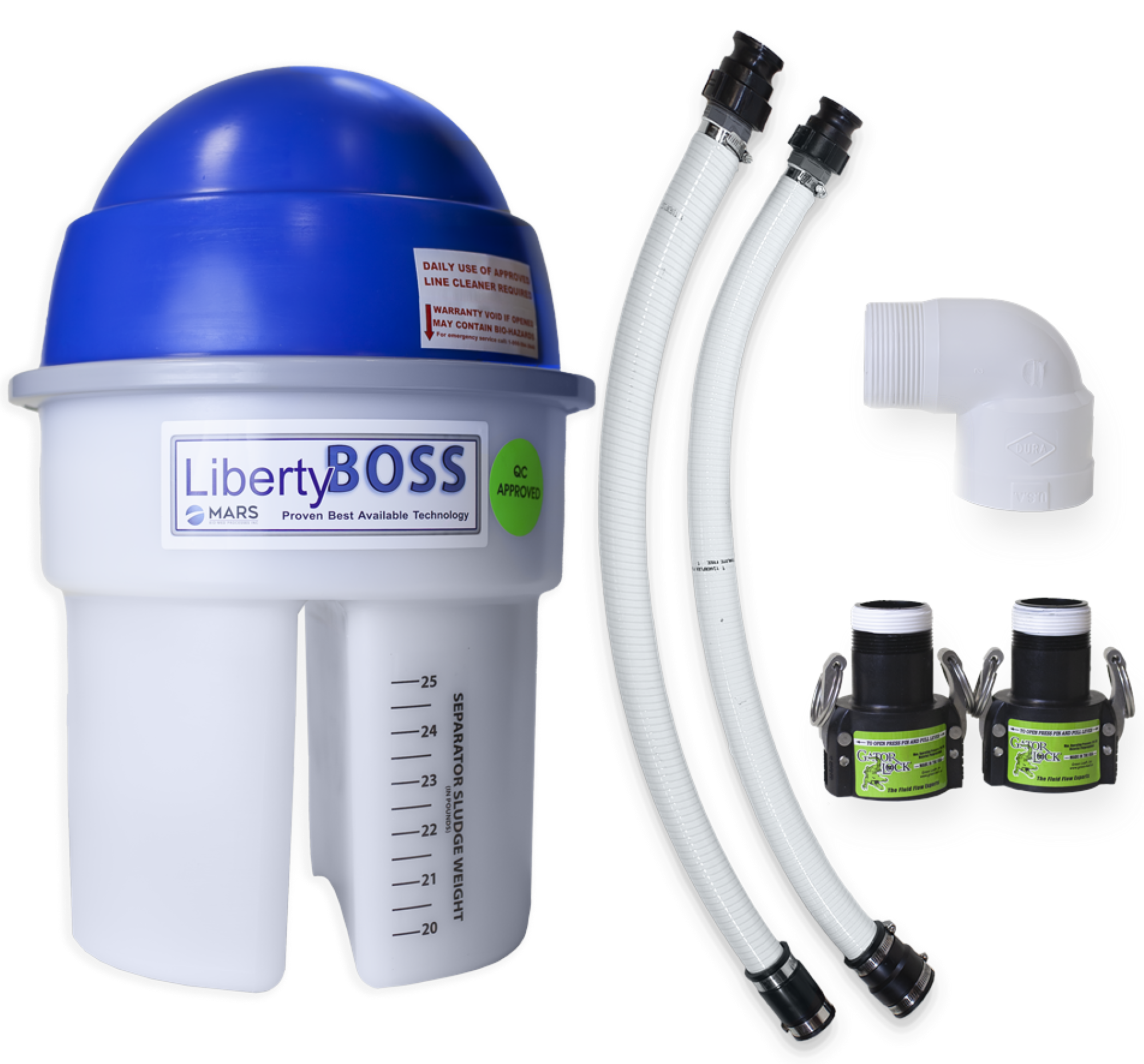 LibertyBOSS, Amalgam Separator, Dry-Vac, Starter Kit (includes Recycling) product image