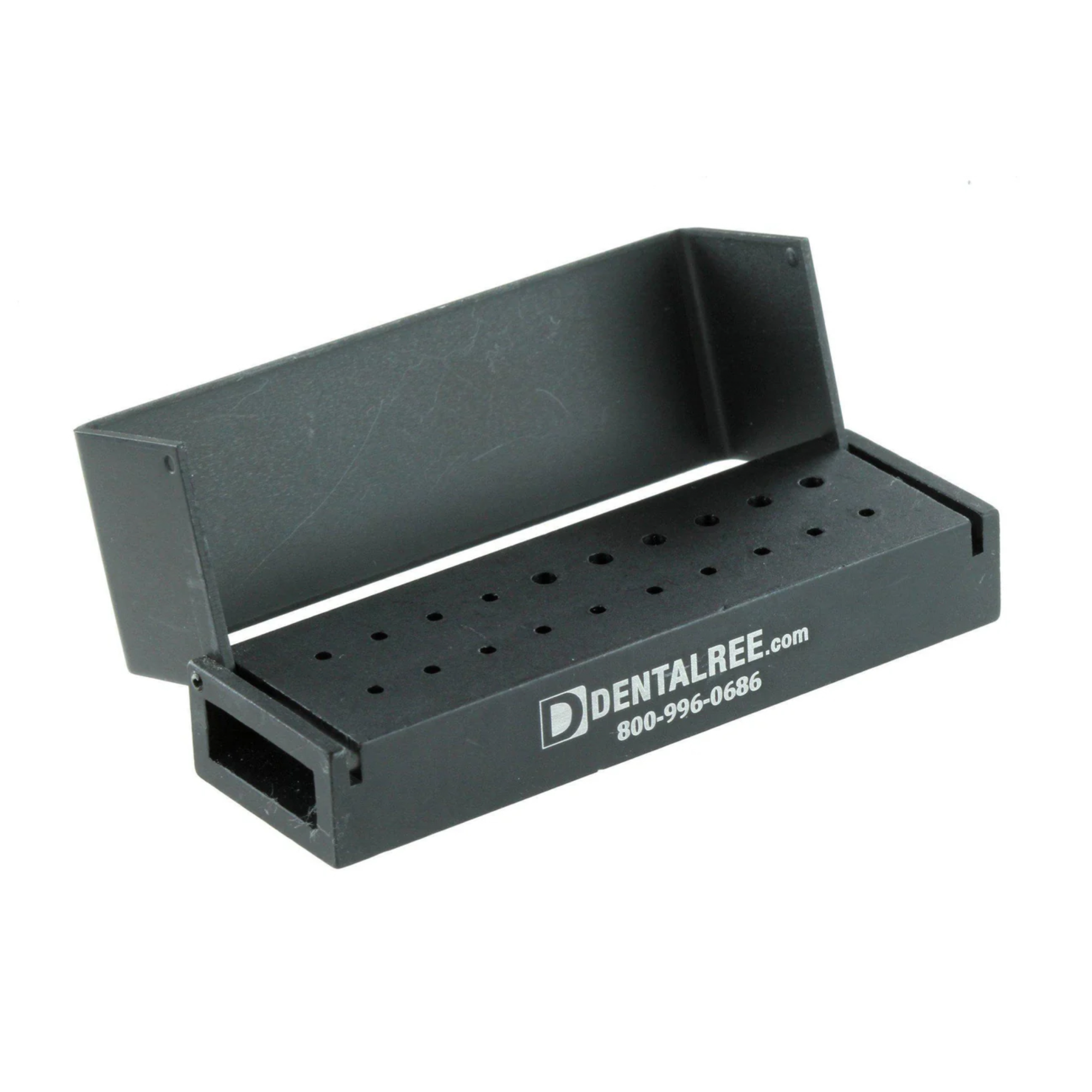 Metal Bur Block, 6RA/14FG, 20-Hole, Black, 1/Pk, BK-250-BK product image