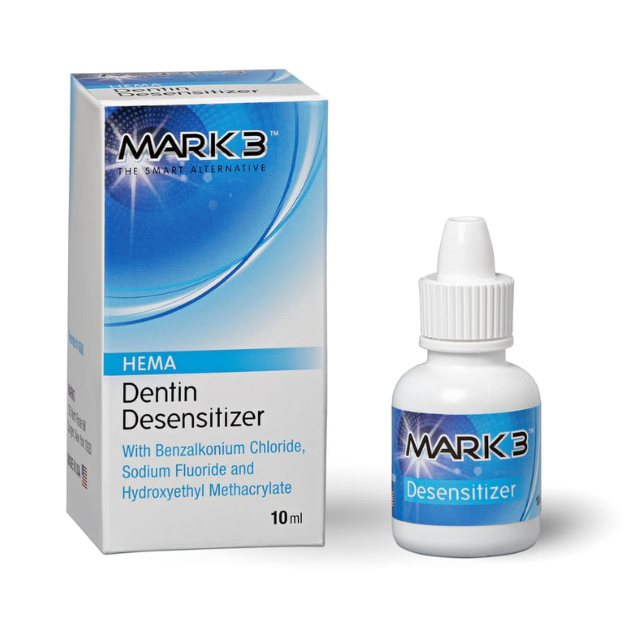Dentin Desensitizer W/ Fluoride, 10 ML, Contains Benzalkonium Cloride Sodium, 4500 product image
