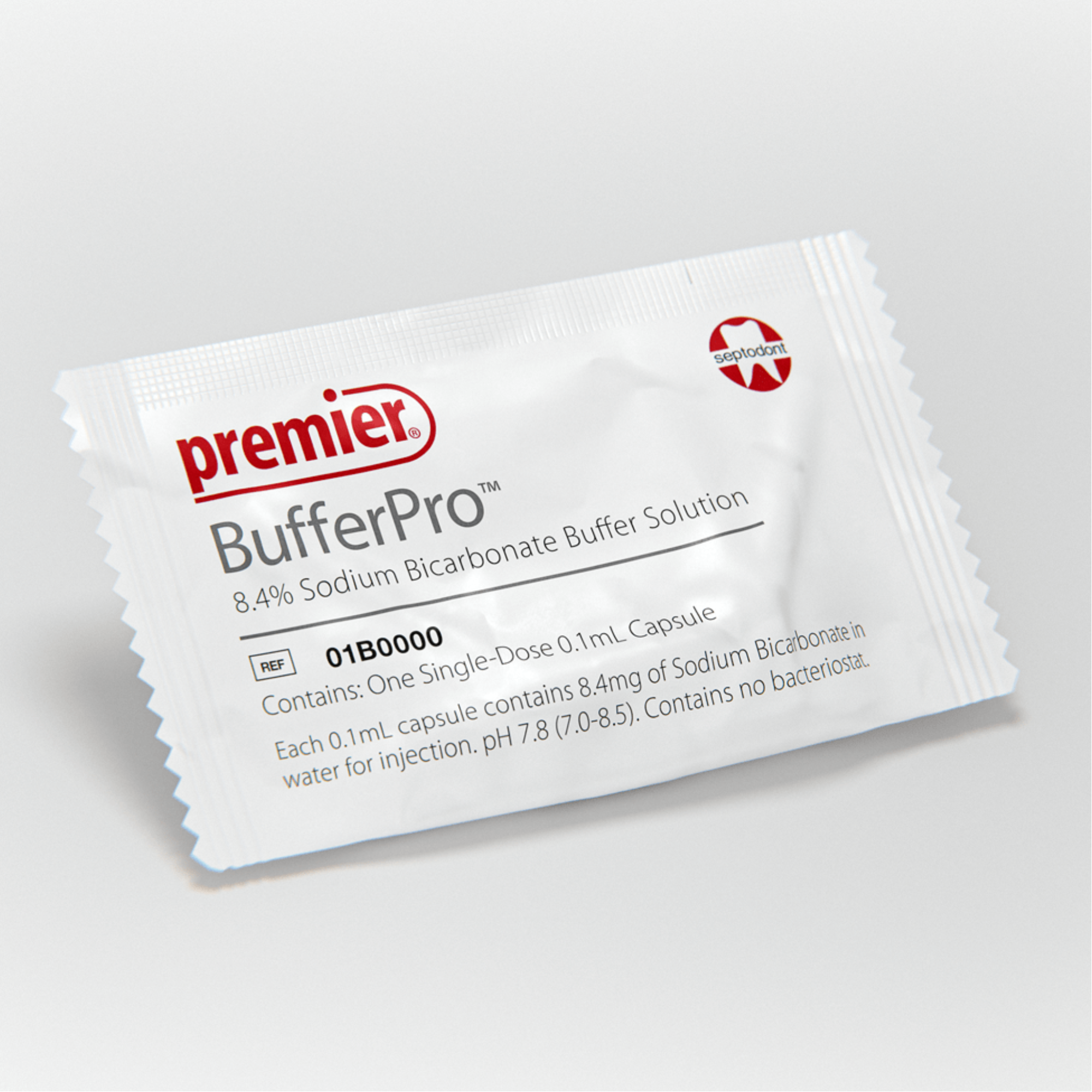 Septodont BufferPro 8.4% Sodium Bicarbonate Buffer Solution 25/Box product image
