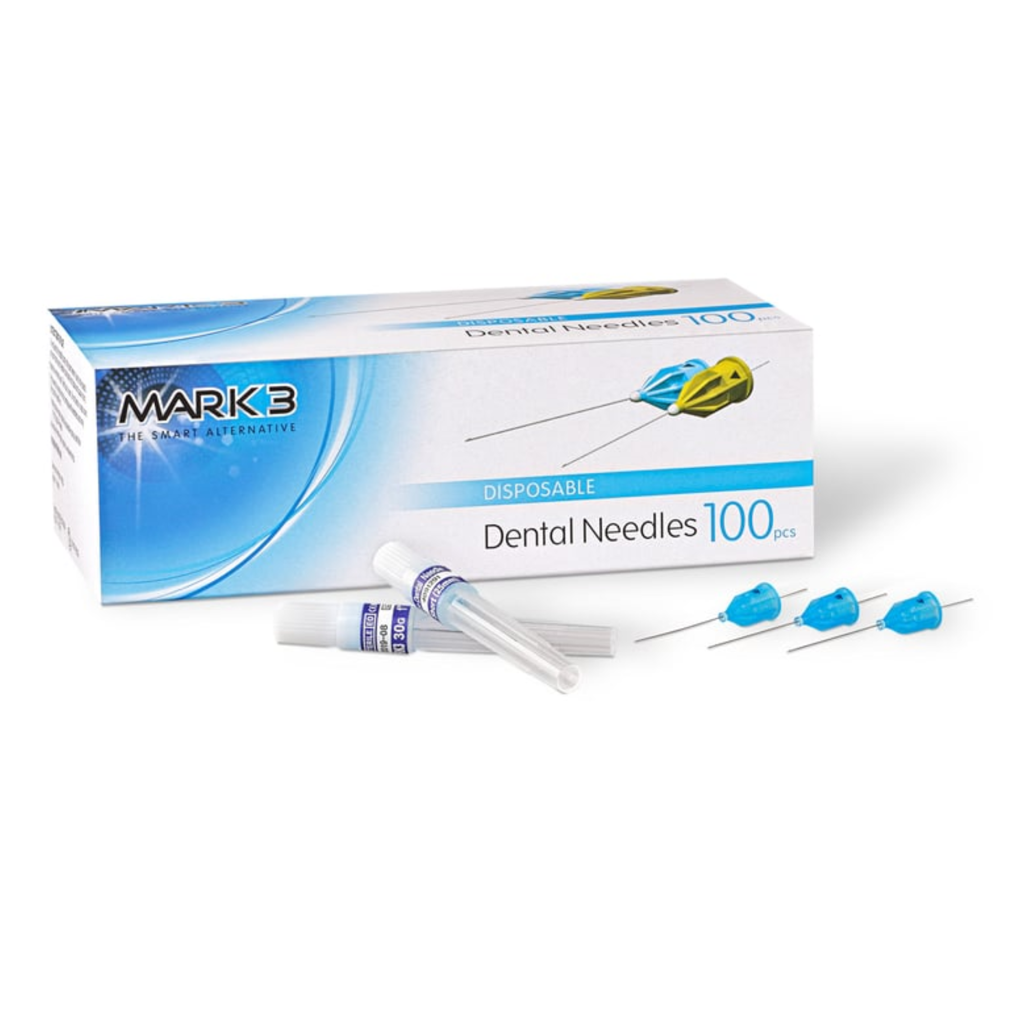 Plastic Needles 27ga. Short 1" (25mm) Yellow 100/bx, 16303 product image