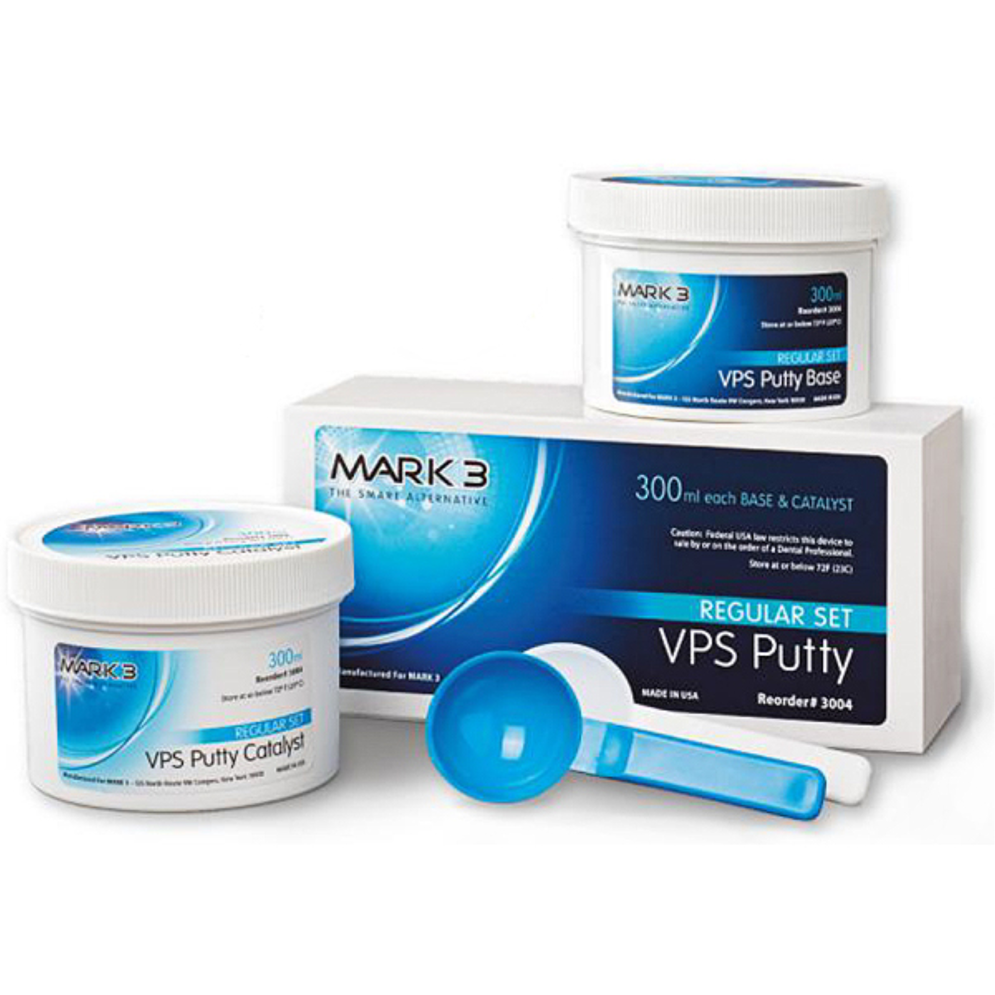 VPS Putty Regular Set 300ml. each Base & Catalyst, 3004 product image