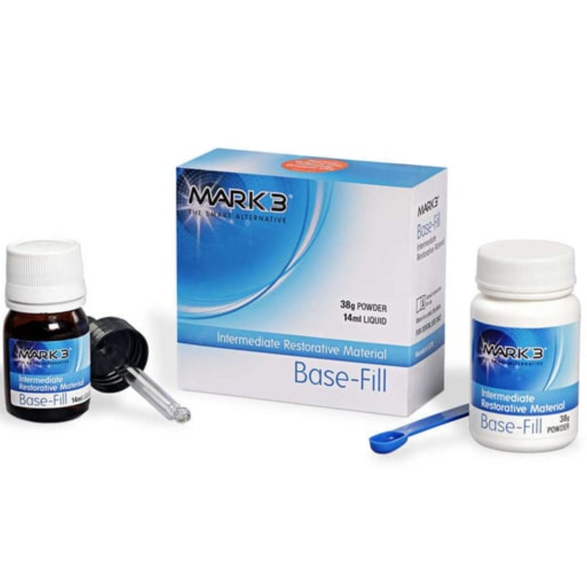 Base-Fil Reinforced Z.O.E. Cement (IRM) 50gm. Powder 15ml. Liquid, 5370 product image