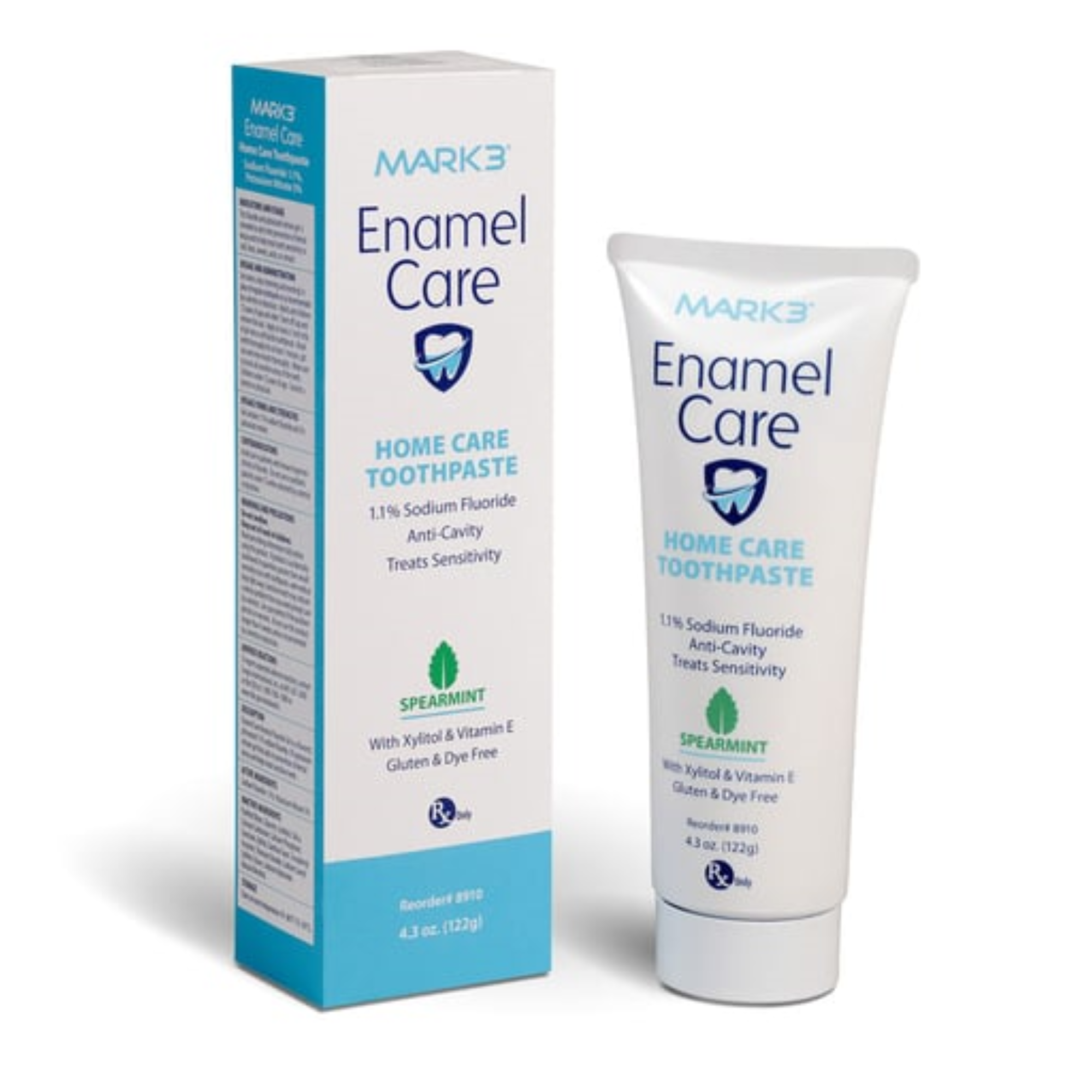 Enamel Care 1.1% Sodium Fluoride Home Care Anti-Cavity Toothpaste RX only 4.3oz, 8910 product image