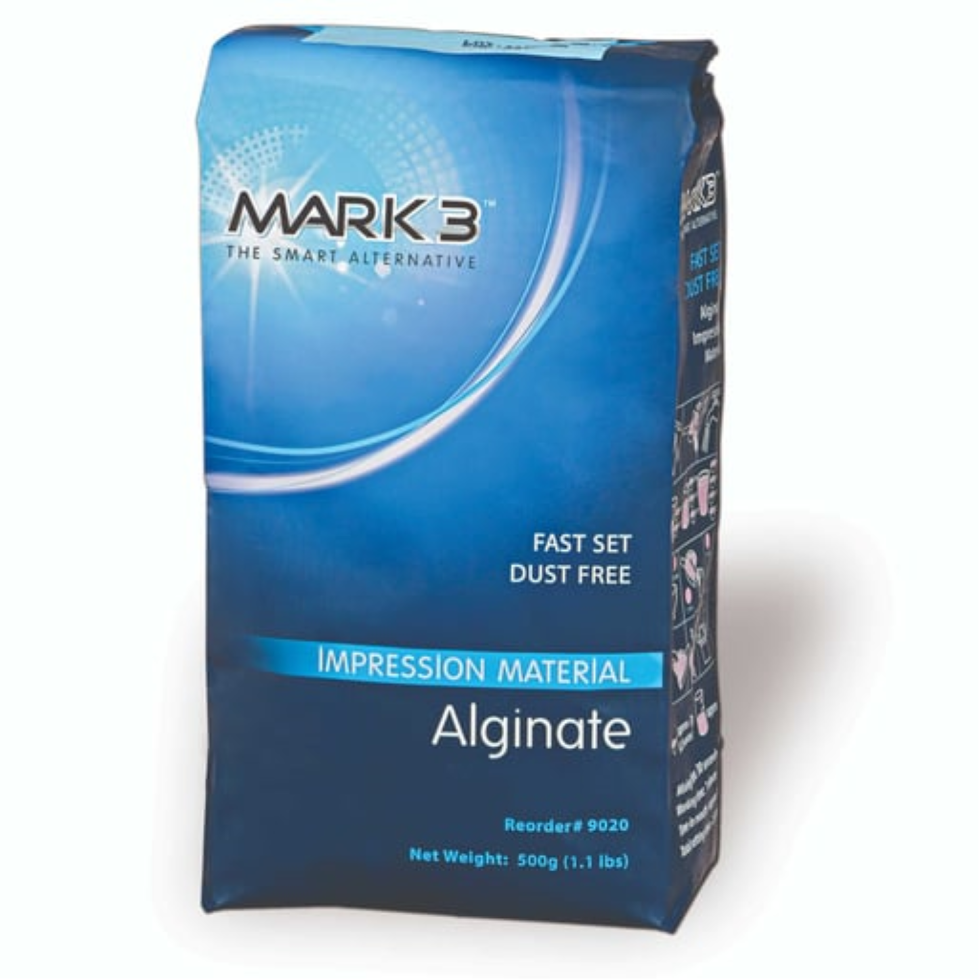 Alginate Dust Free Fast Set 1.1 lb. Bag, 9020 product image