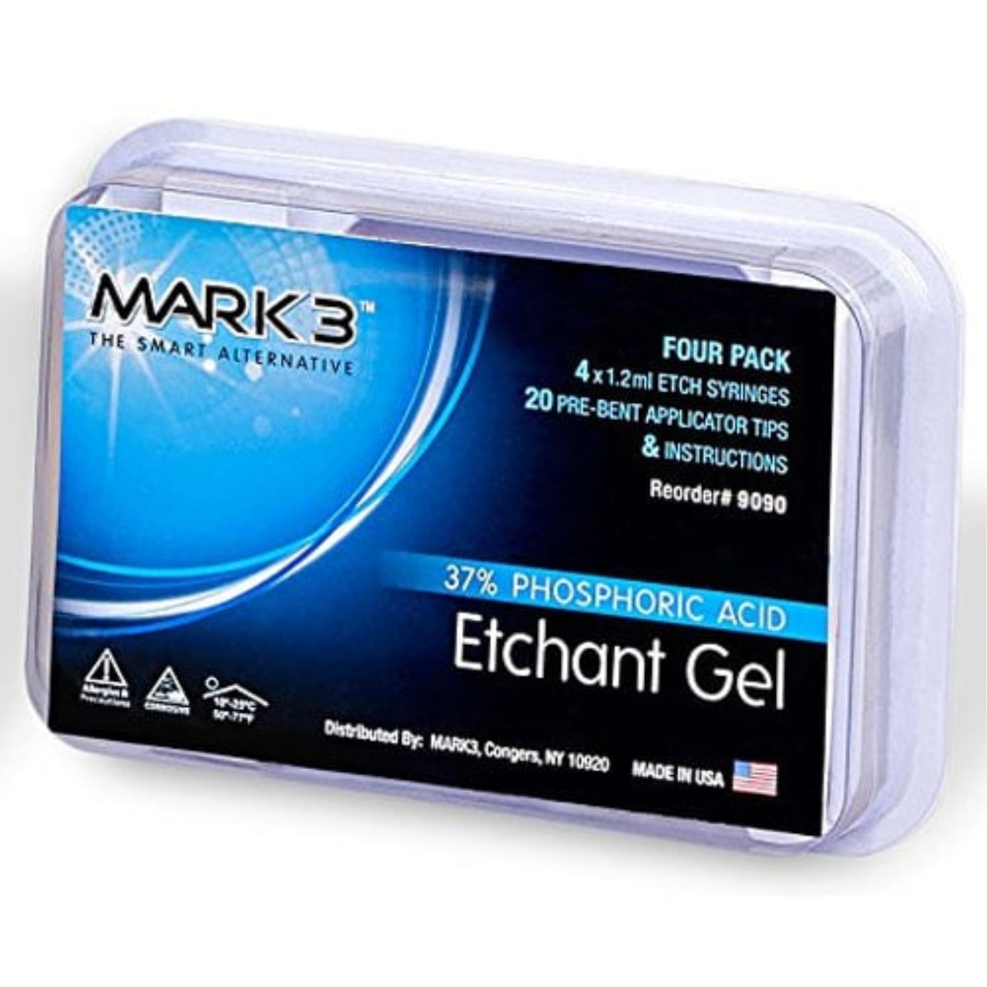 Etchant Gel 37% 4/bx. (4x1.2ml Syr. & 20 Tips), 9090 product image