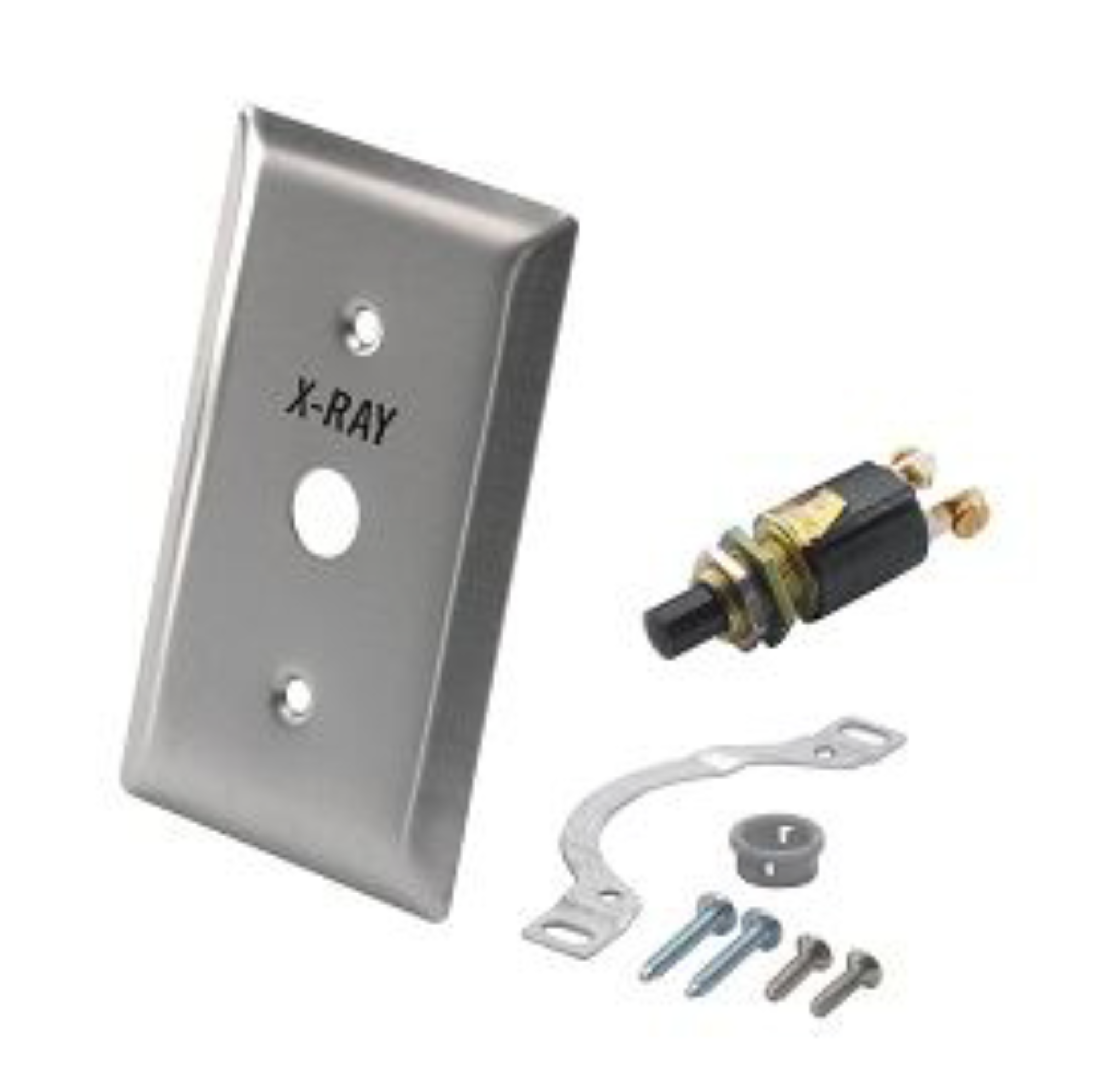 X-Ray Exposure Switch Kit Stainless Steel 1/pack Includes Exposure Switch & Brushed International, 7116 product image