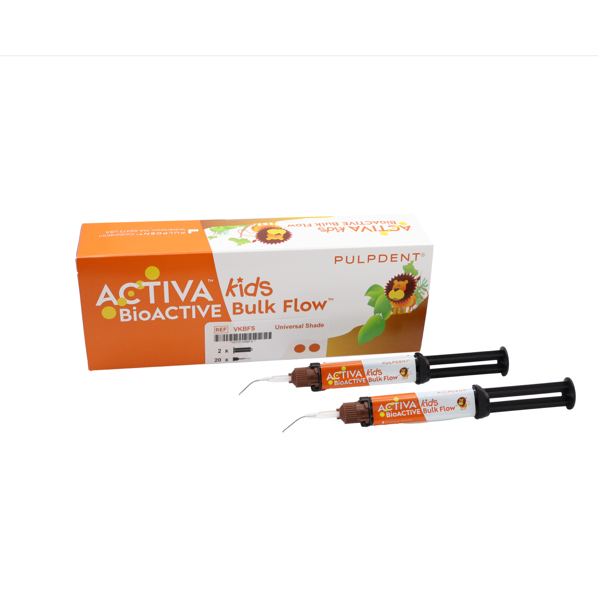 ACTIVA KIDS BioACTIVE Bulk Flowâ„¢ Twin Pack Kit: 10g (2Ã—5g/3mL syringes) + 20 Automix tips, Universal shade product image