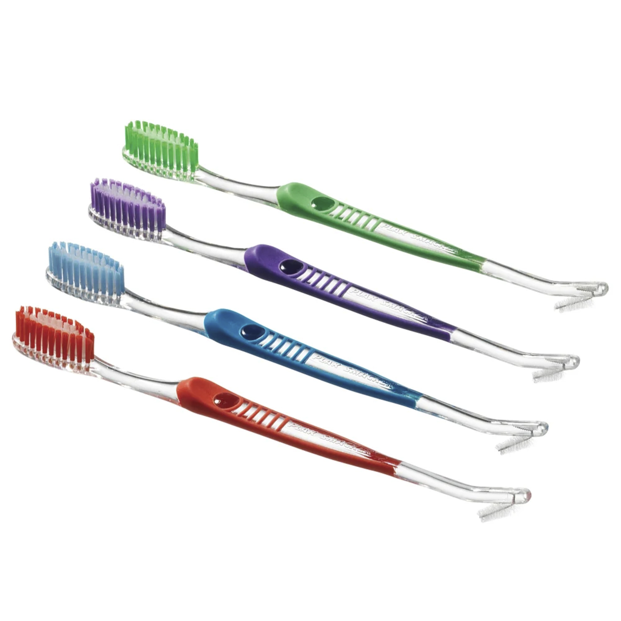 Dual-Head Rubber Handle Toothbrush (144 Ct) product image