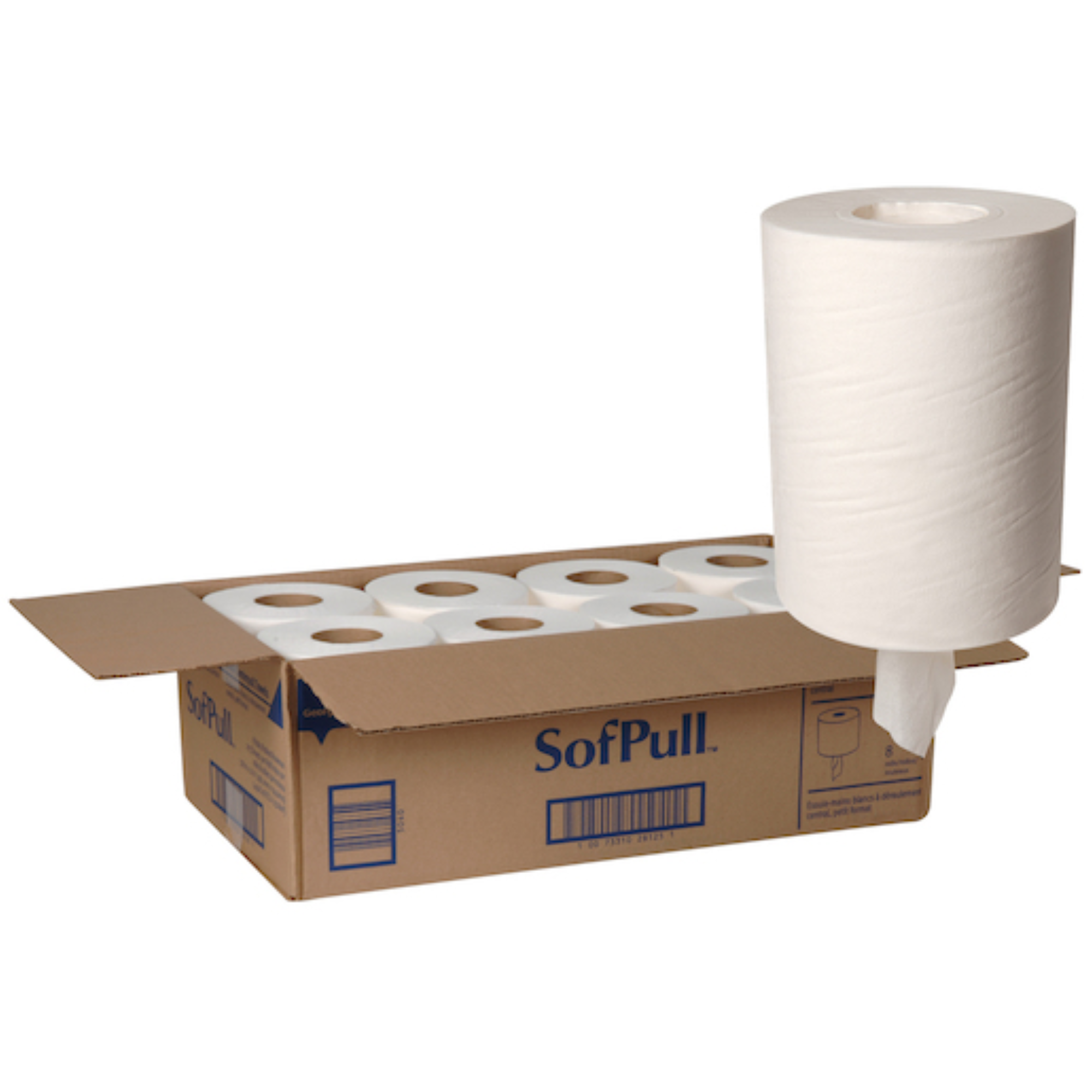 Premium Junior Capacity Centerpull Towels, White, 7.8" x 12" Sheets, 375 sht/rl product image