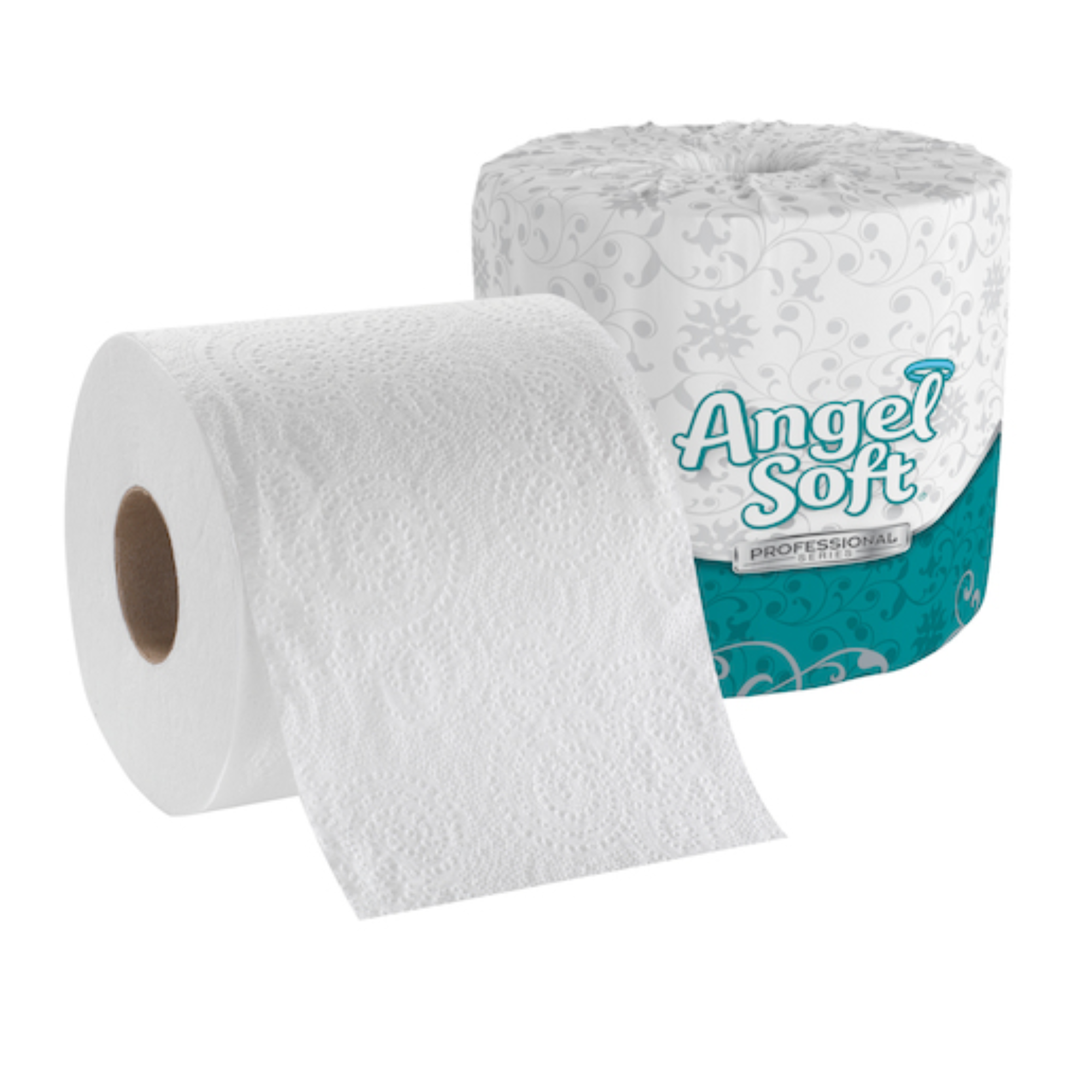 Premium Embossed Bathroom Tissue, 2-Ply, White, 4" x 4.05", 450 sht/rl product image
