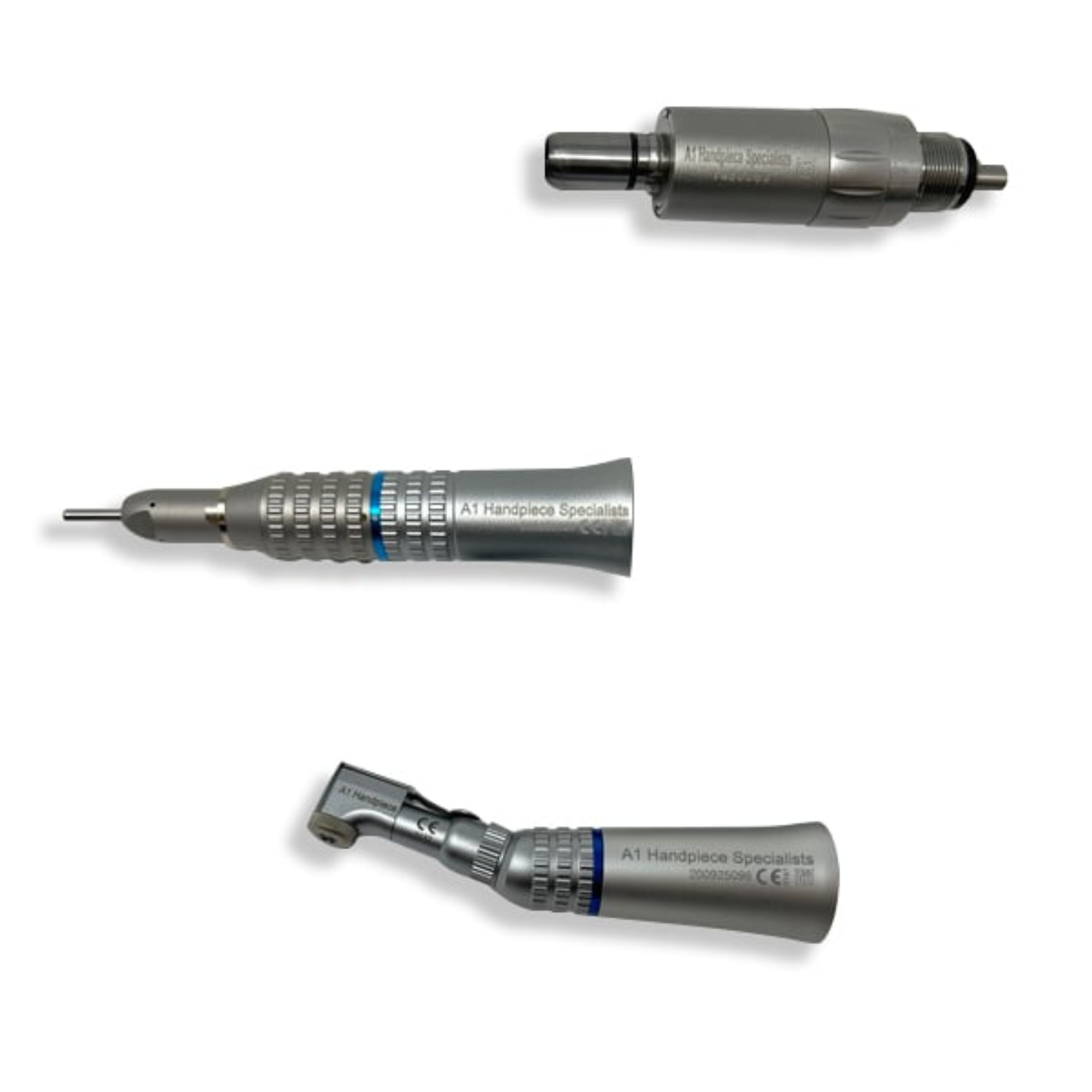 20K Premium Mini Air Motor Set Includes: Premium 20,000rpm Mini Motor, 1:1 E-Type Contra Angle, 1:1 E-Type Straight Nosecone Lever Ball Bearing Latch Head , CONTRA-EM product image