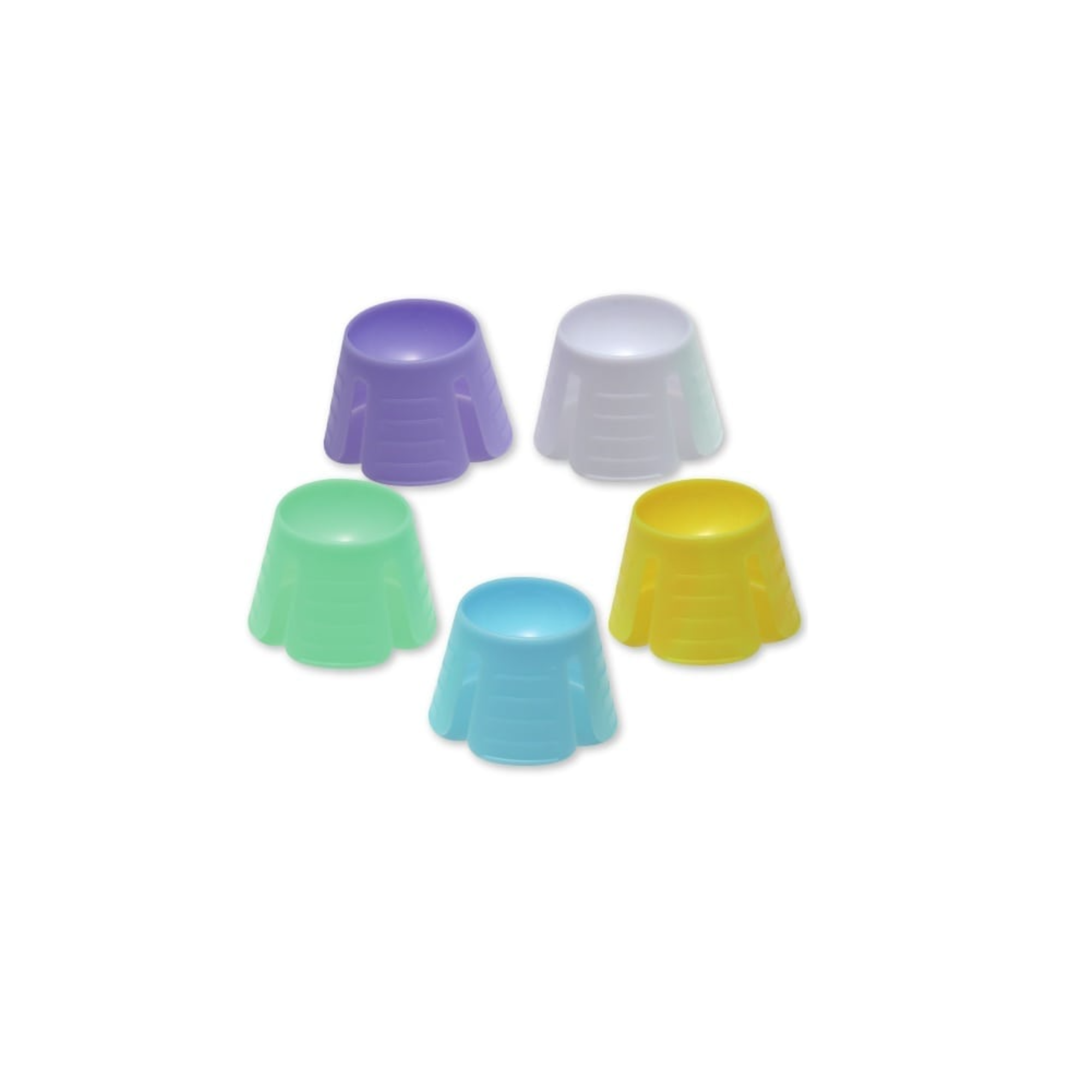 Premium Plus - Plastic Disposable Dappen Dishes 1000/box Assorted Colors. For Prophy Etchant - 004B product image