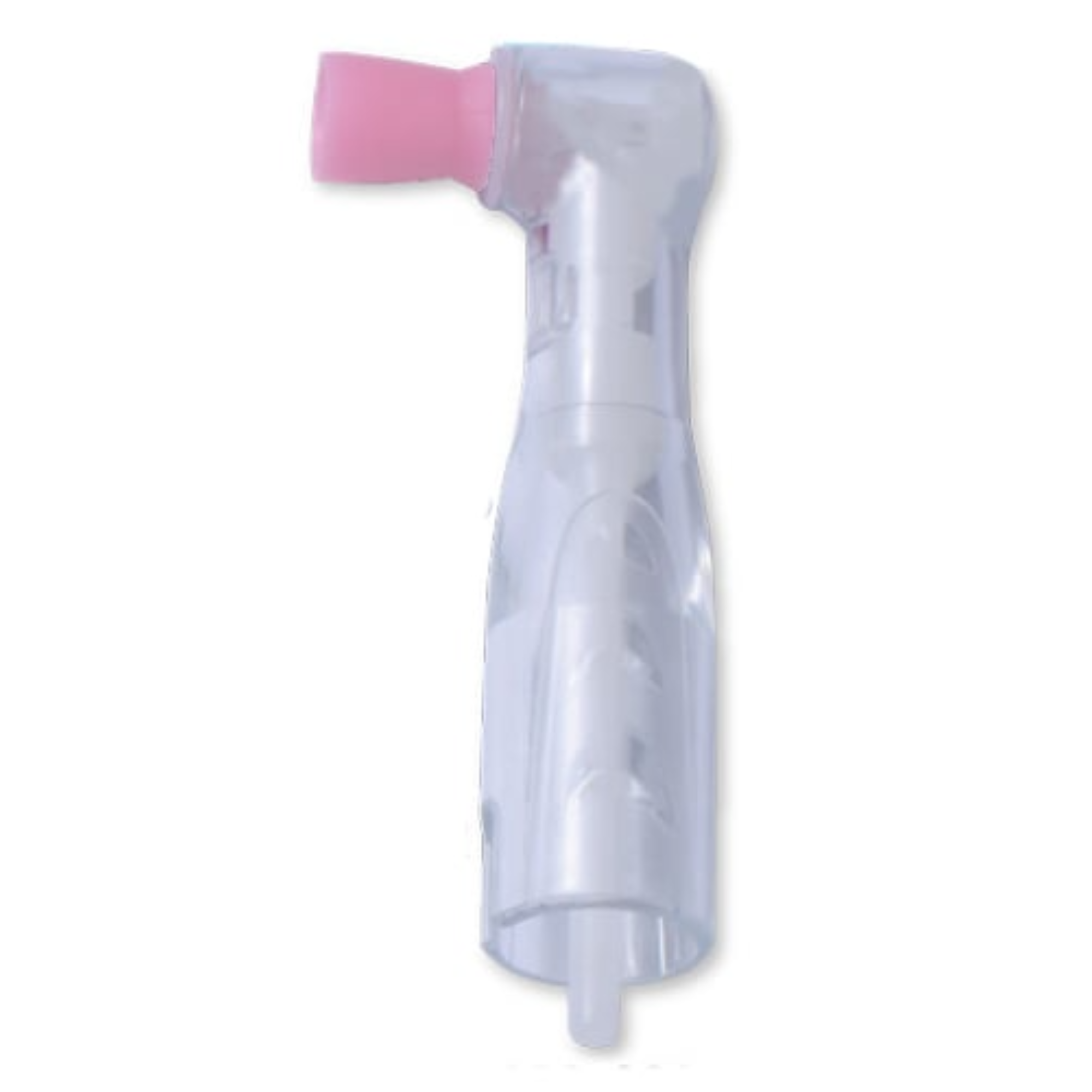 Premium Plus - Clear Body Disposable Prophy Angle With Soft Pink Color Cup 100/pk Ribbed & Webbed - C3399-090Sp product image