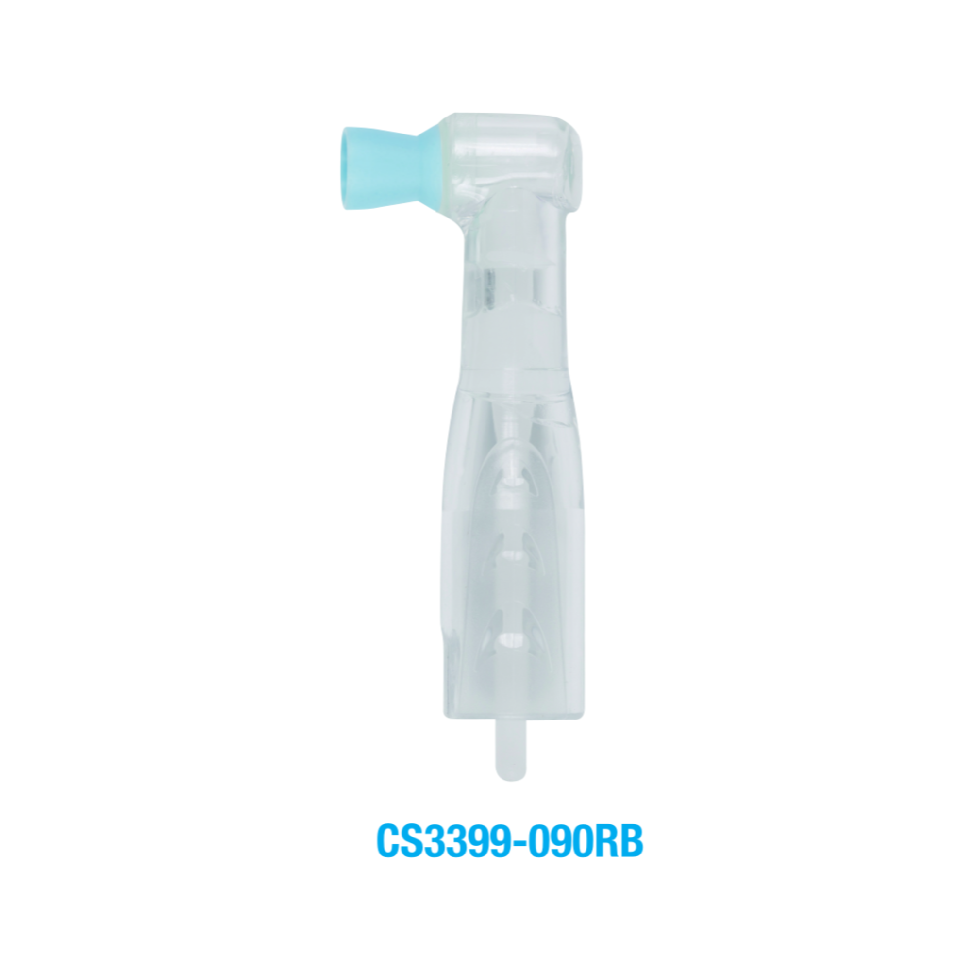 Premium Plus - Clear Disposable Prophy Angle With Regular Short Cup Blue 100/pack Latex-Free Short - Cs-3399-090Rb product image