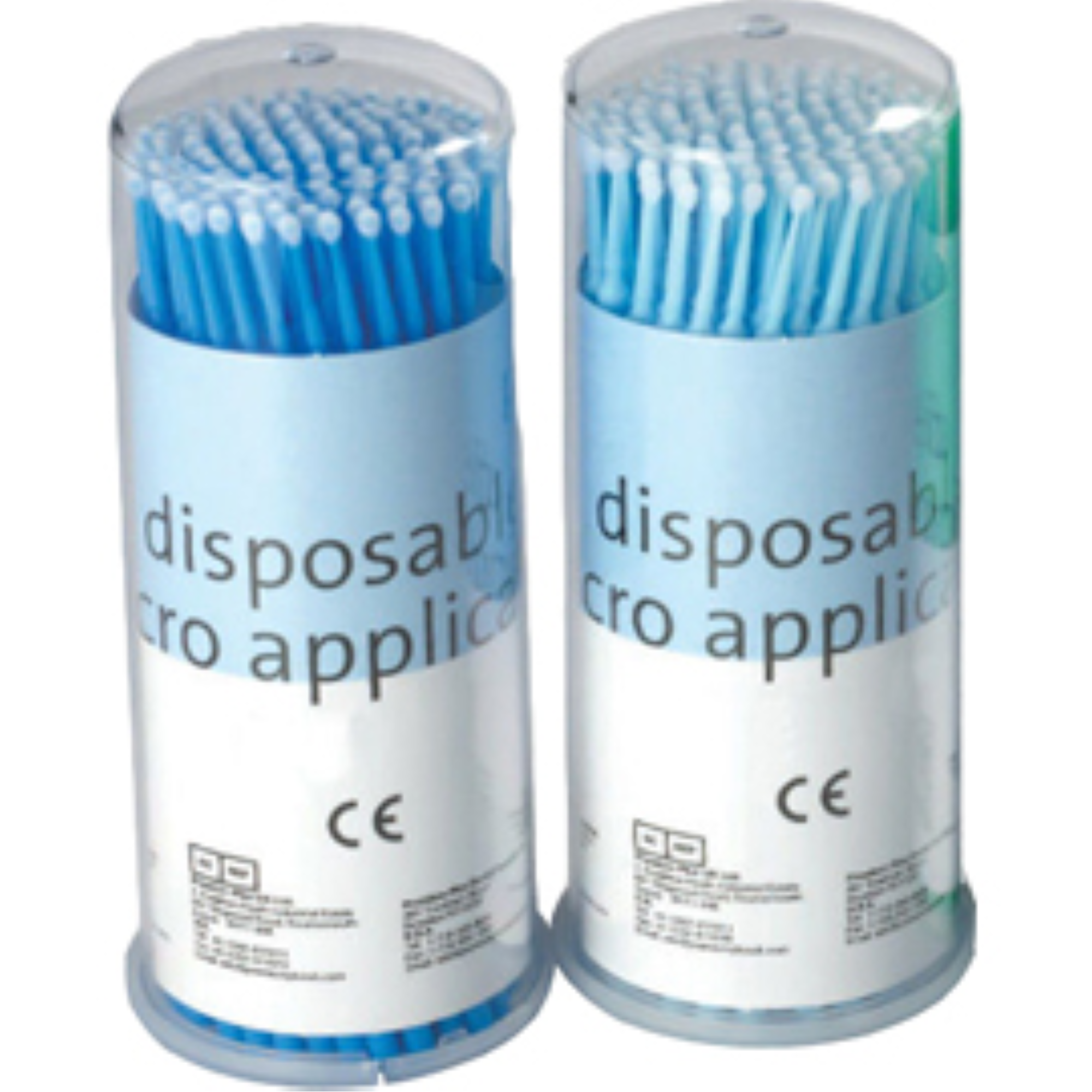 Premium Plus - Regular Tip Micro Applicator Brushes Blue. Tube Pack Bulk 5 Tubes Of 400 - 18-901T product image