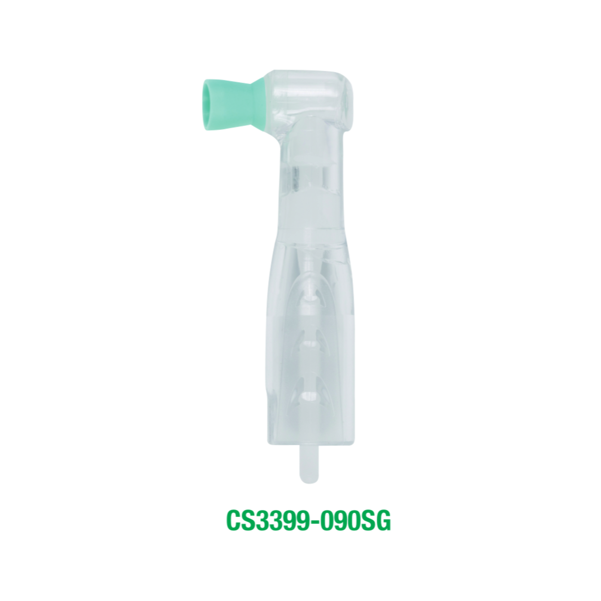 Premium Plus - Disposable Prophy Angle With Soft Short Cup Green 100/pack Latex-Free Short Ribbed - Ws-3399-090Sg product image