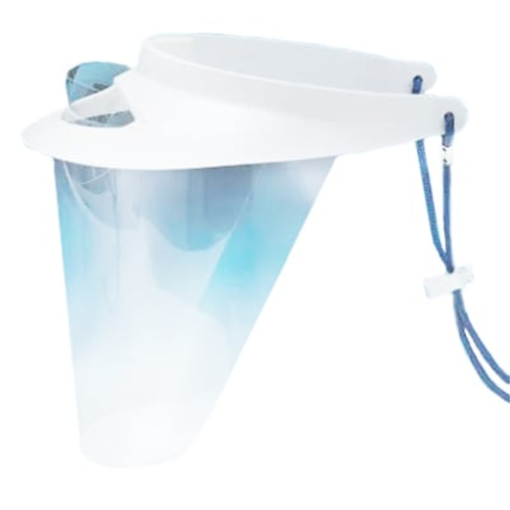 Premium Plus - Face Shield Kit With White Visor. Contains:1 Visor & 3 Shields. Light-Weight - 1145-White product image