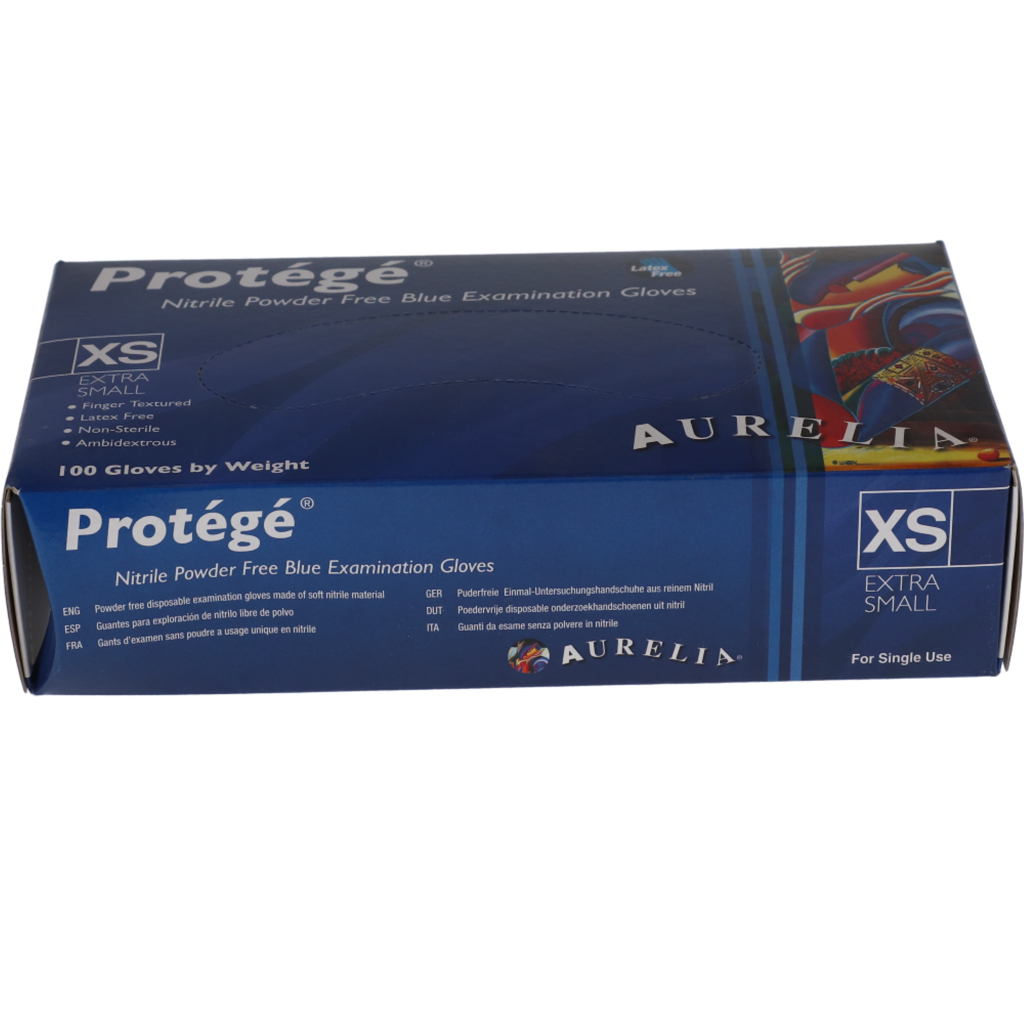 Aurelia Protege Nitrile Examination Gloves, Powder-Free, Extra Small, 100/Box, 93995 product image