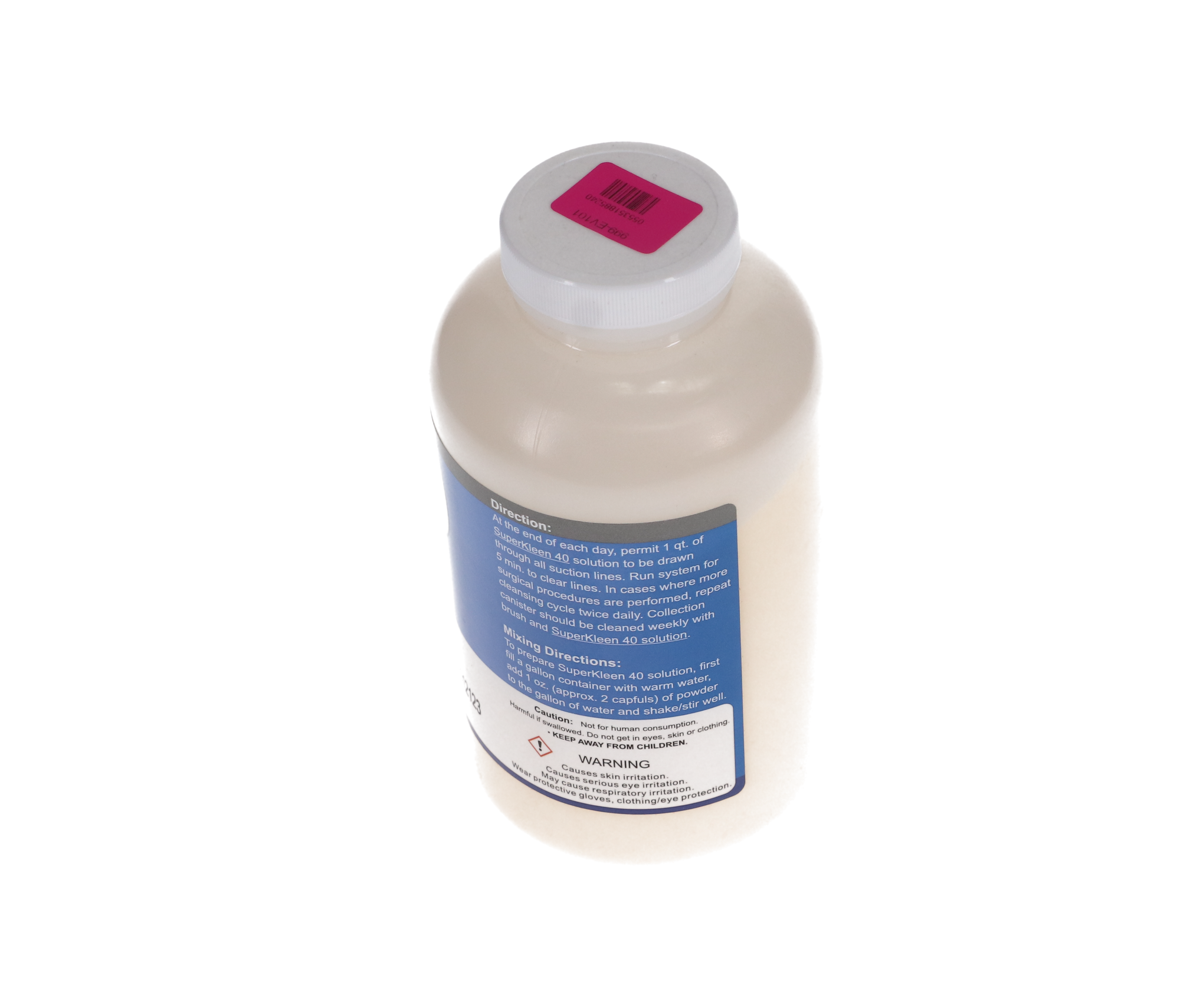 Optimize, Superkleen 40, Evacuation System Cleaner Powder, 32 oz, 1/Pk, 00136 thumbnail 5