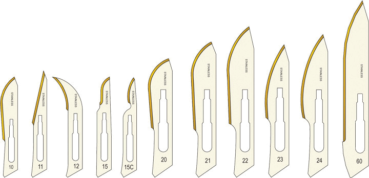 Glassvan, Sterile, Surgical Blades, Stainless Steel, # 11, 100/Pk, SU301 image