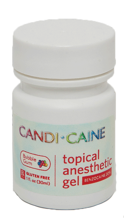 Candi-Caine Topical Anesthetic Gel, 20% Benzocaine, 1 oz/Jar, Mint, 1/Pk product image