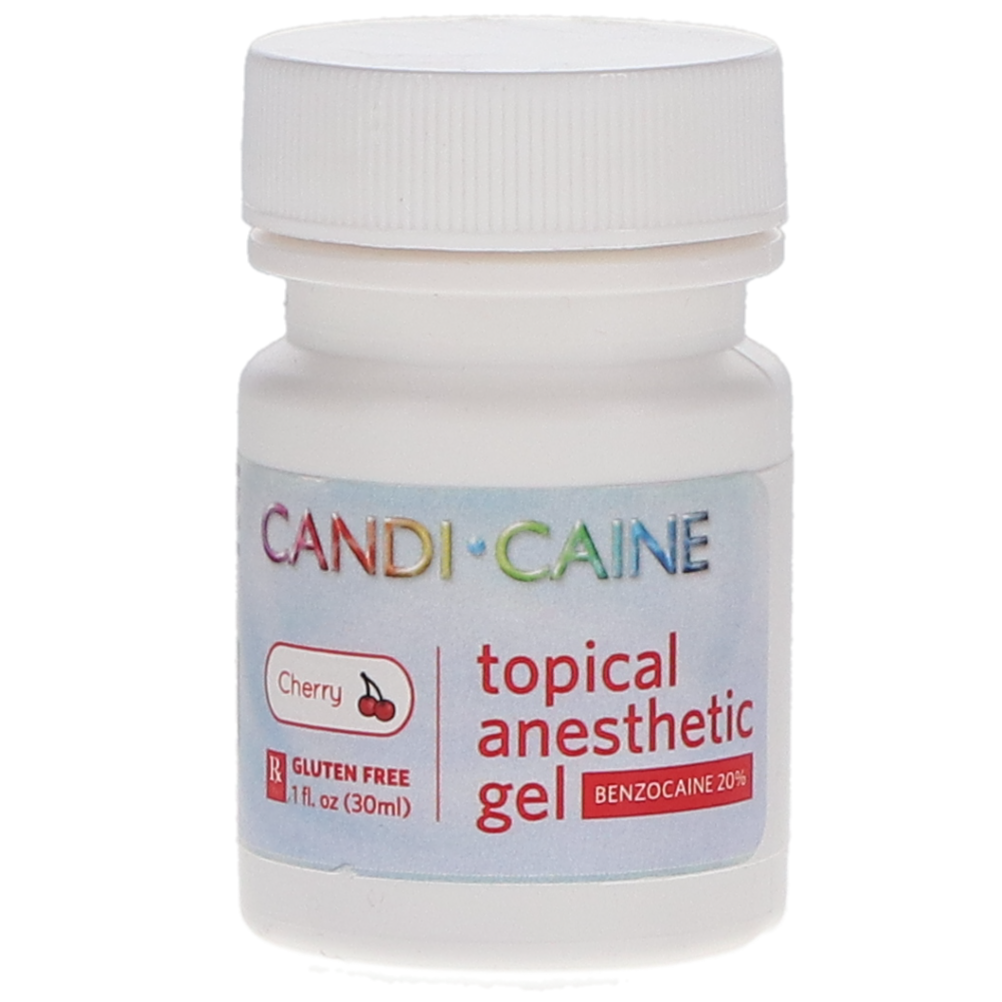 Candi-Caine Topical Anesthetic Gel, 20% Benzocaine, 1 oz/Jar, Cherry, 1/Pk product image