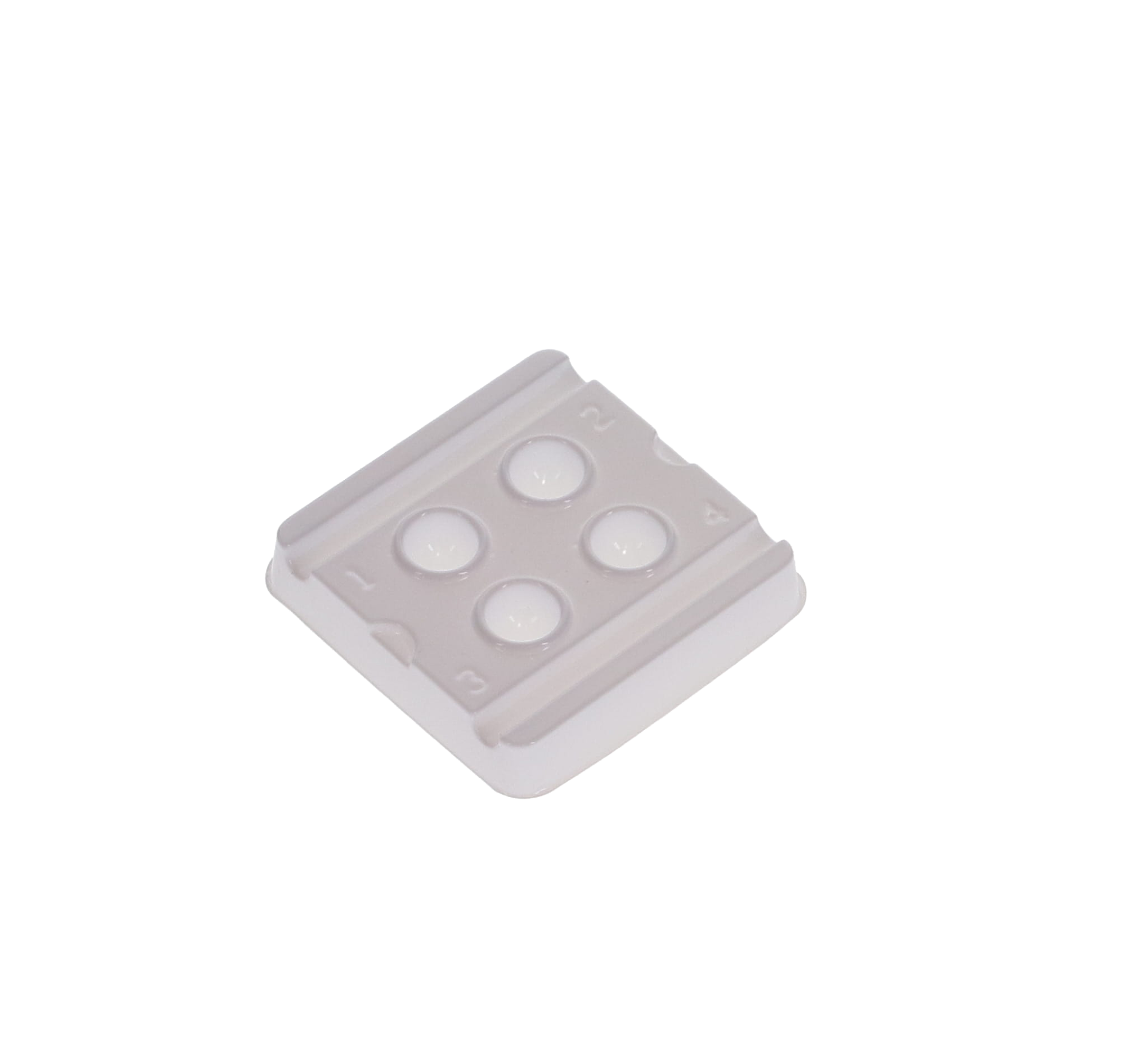 Disposable 4-Well Mixing Well, White, 200/Pk, DMW-4 image