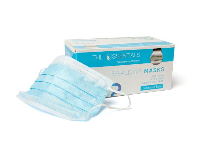 Premium Earloop Masks, 3-Ply, ASTM Level 2, Passionate Purple, 50/Pk, ELMP-P product image