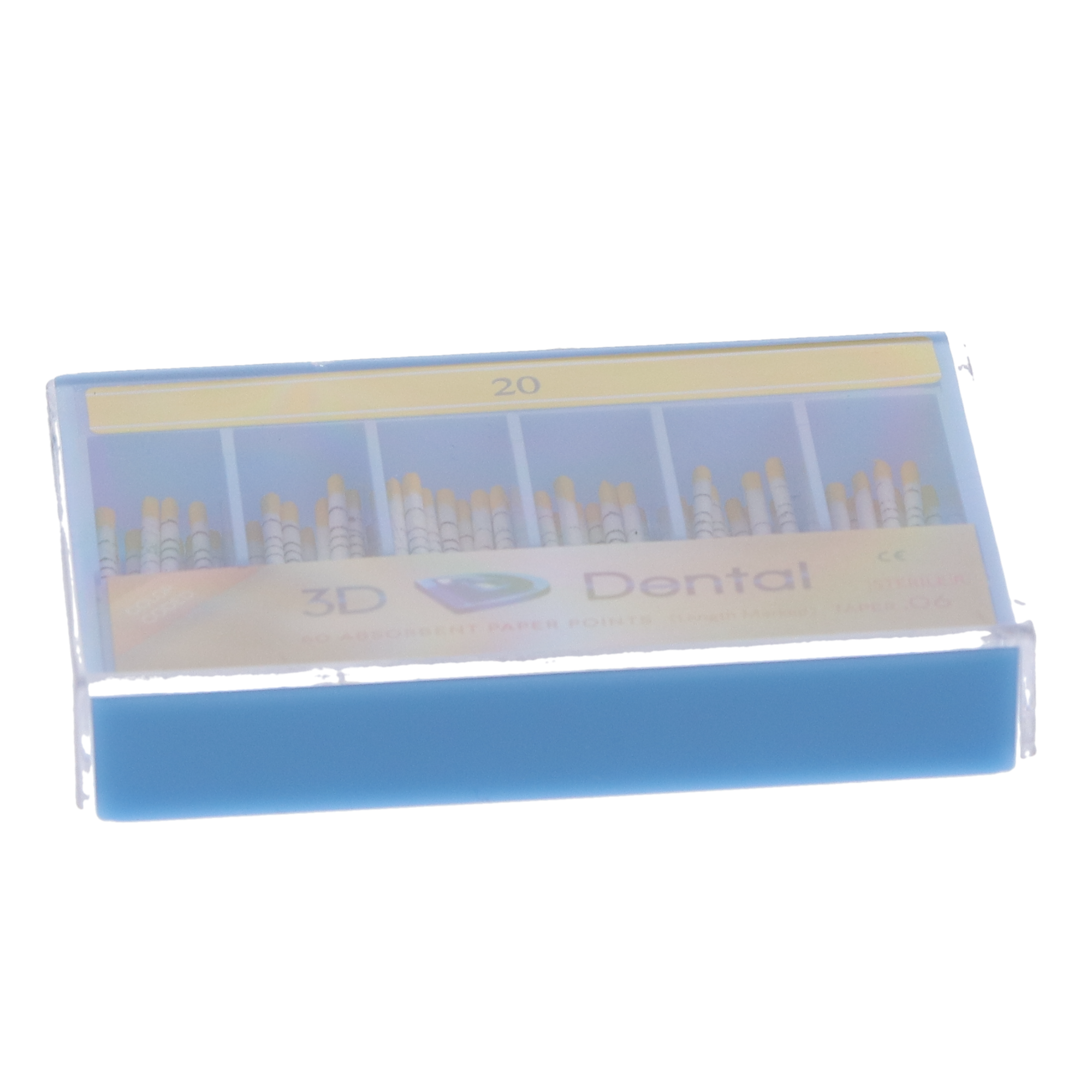 Absorbent Paper Points, Sterile, Tapered Package, 0.06 Taper, # 20, 60/Pk, PPB20T6, 231510-20 thumbnail 6