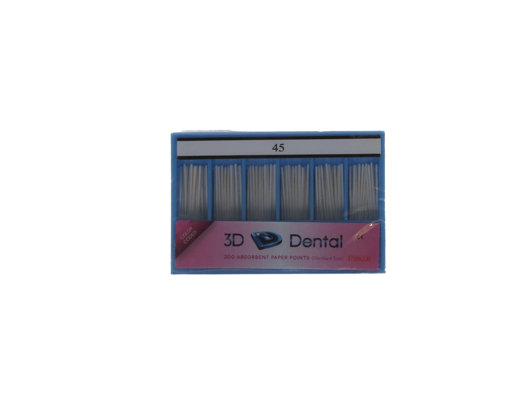 Absorbent Paper Points, Sterile, Bulk Package, # 45, 200/Pk, PPB45, 211250-45 thumbnail 5